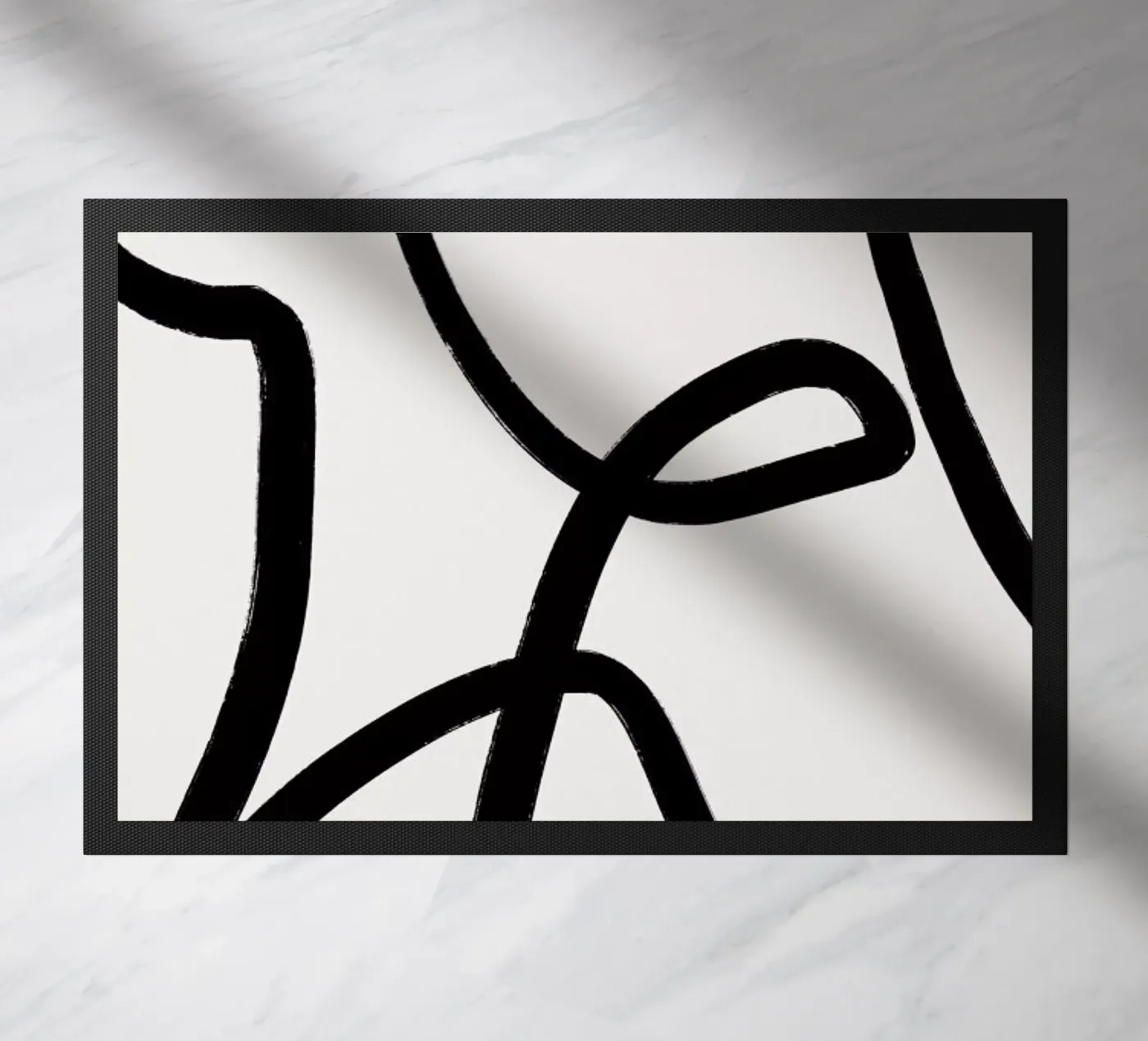 Aligned 2 doormat by Graphite