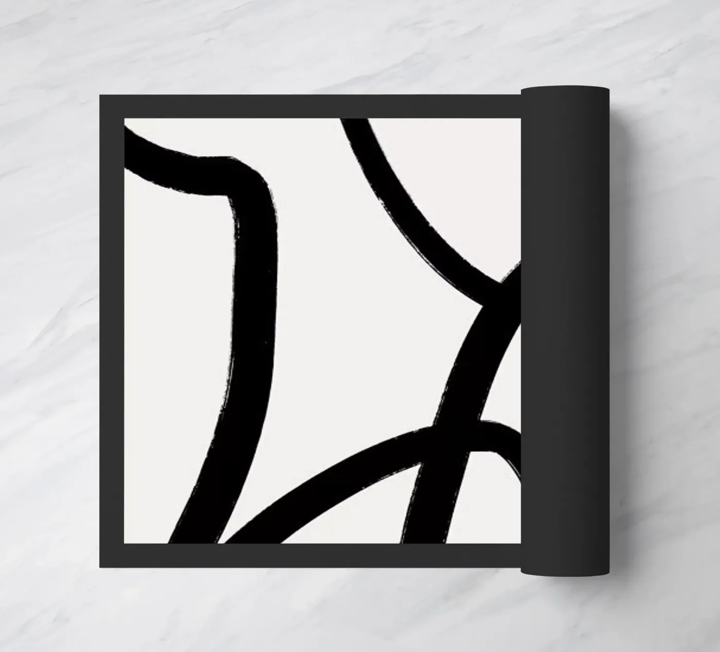 Aligned 2 doormat by Graphite