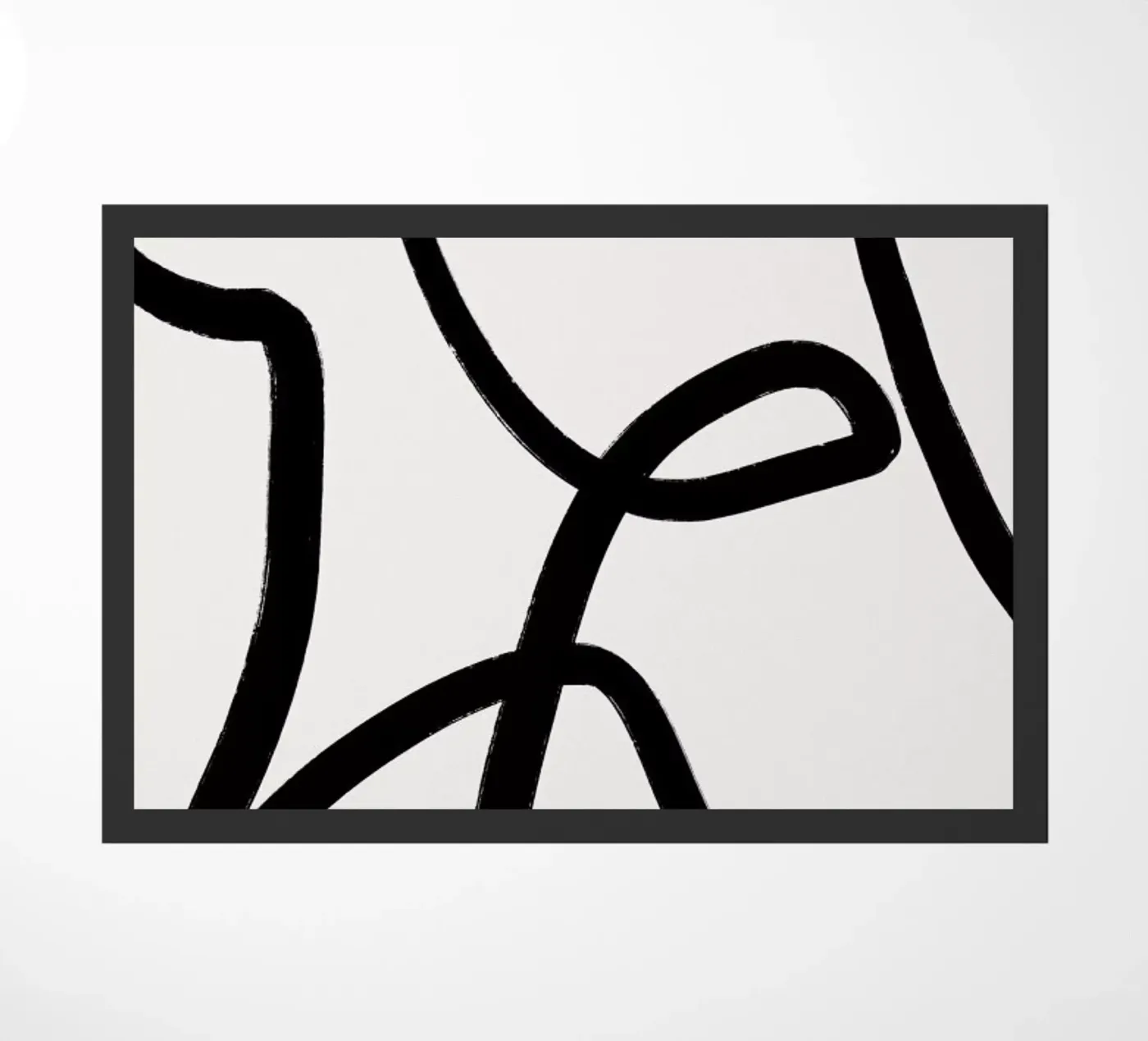 Aligned 2 doormat by Graphite