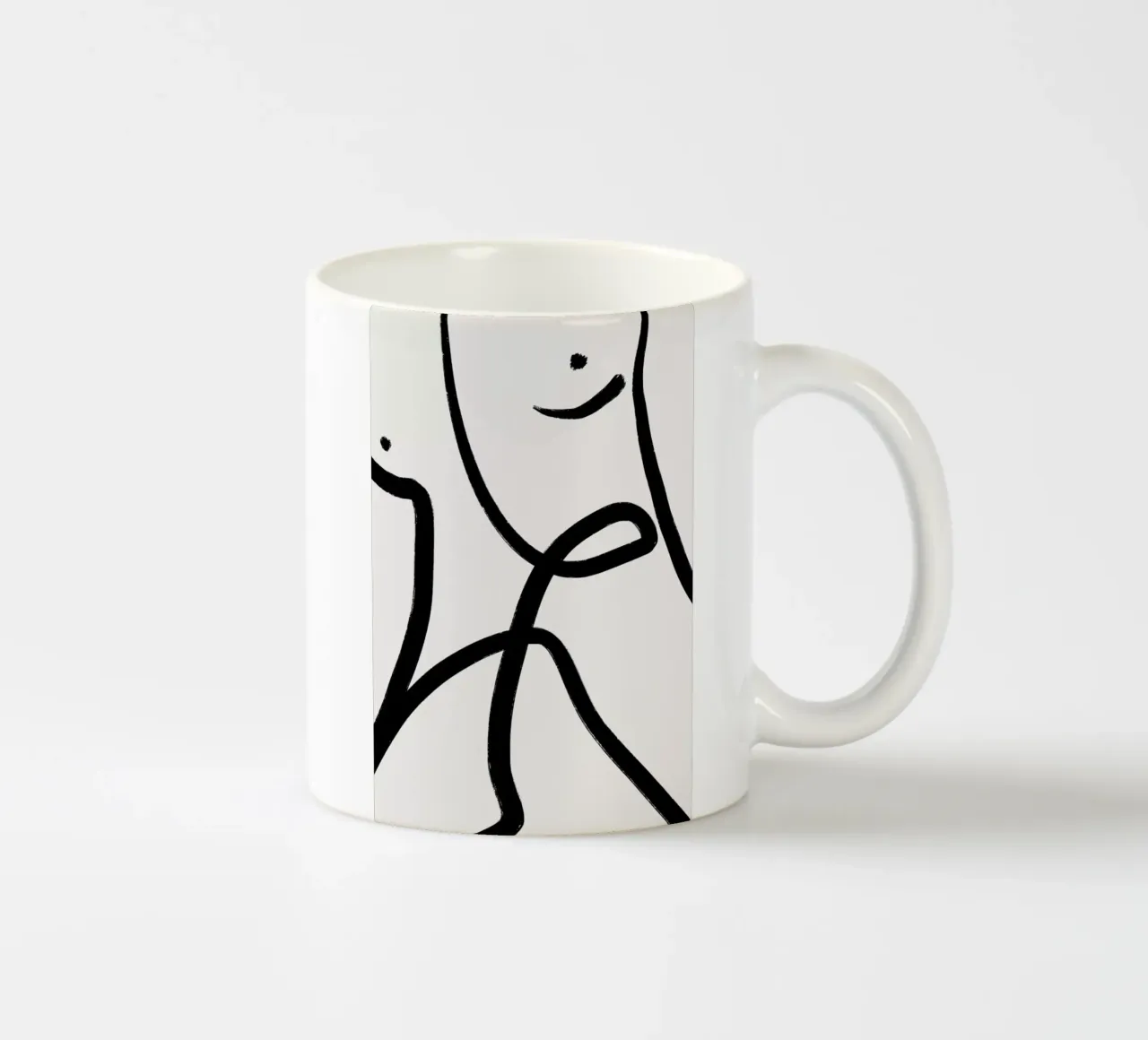 Aligned 2 tazza in ceramica da Graphite