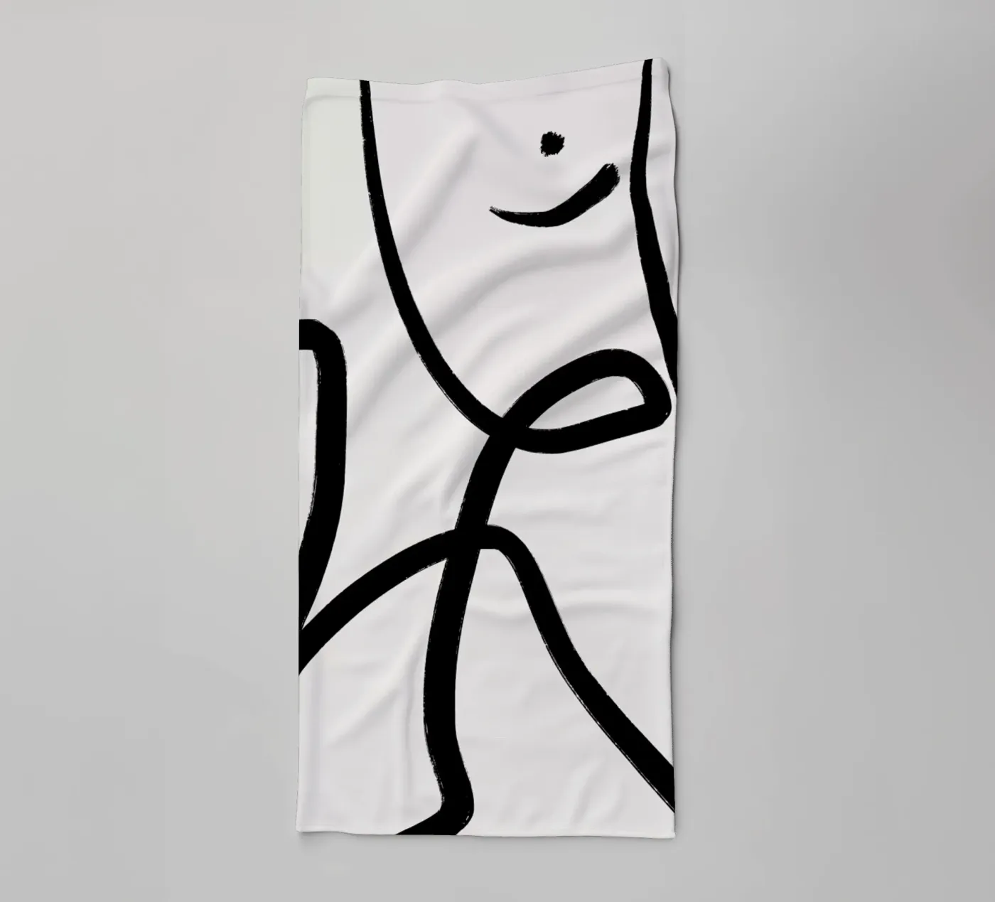 Aligned 2 badhanddoek van Graphite