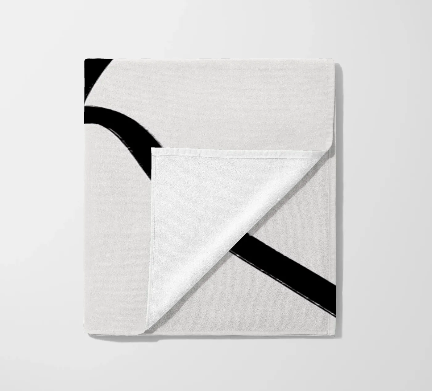 Aligned 2 strandhanddoek van Graphite