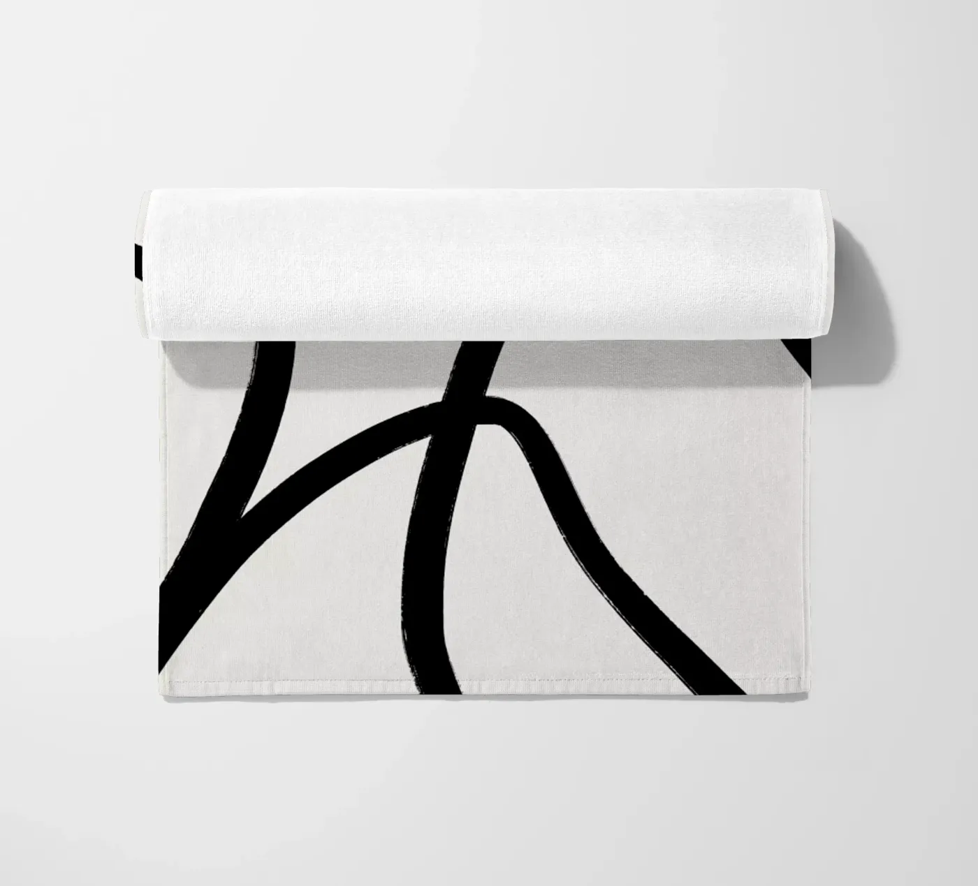 Aligned 2 strandhanddoek van Graphite