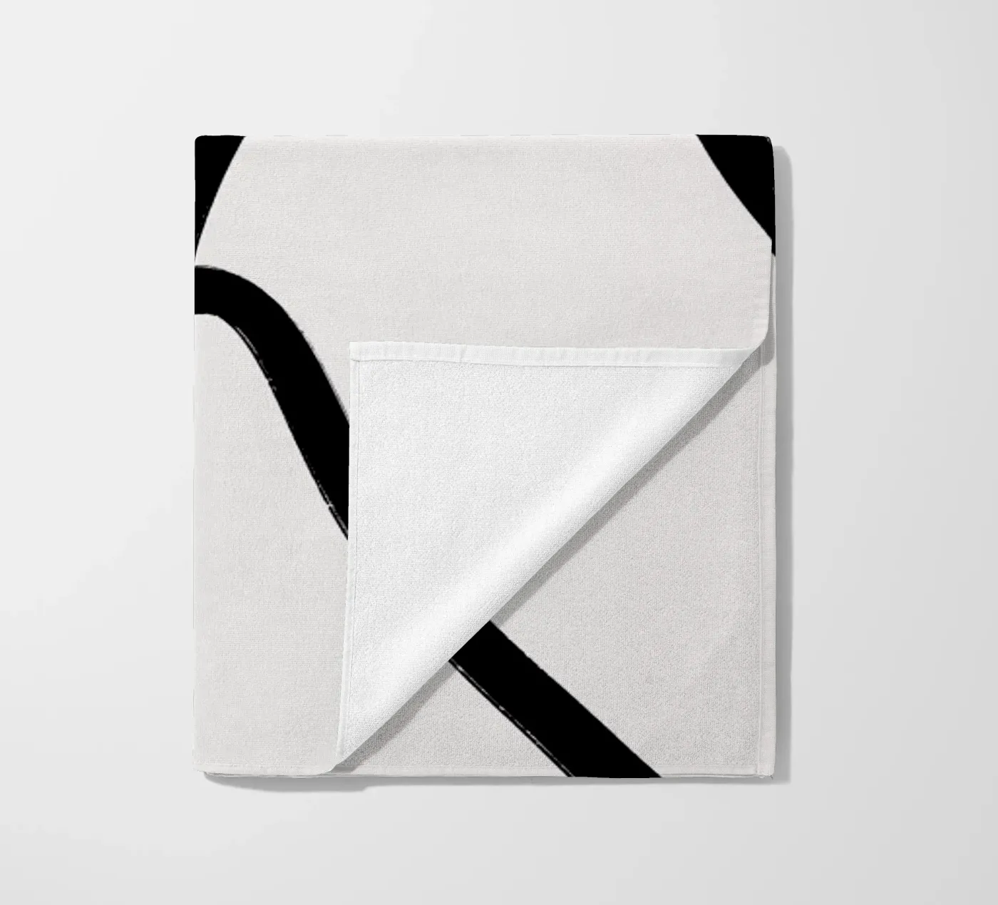 Aligned 2 strandhanddoek van Graphite