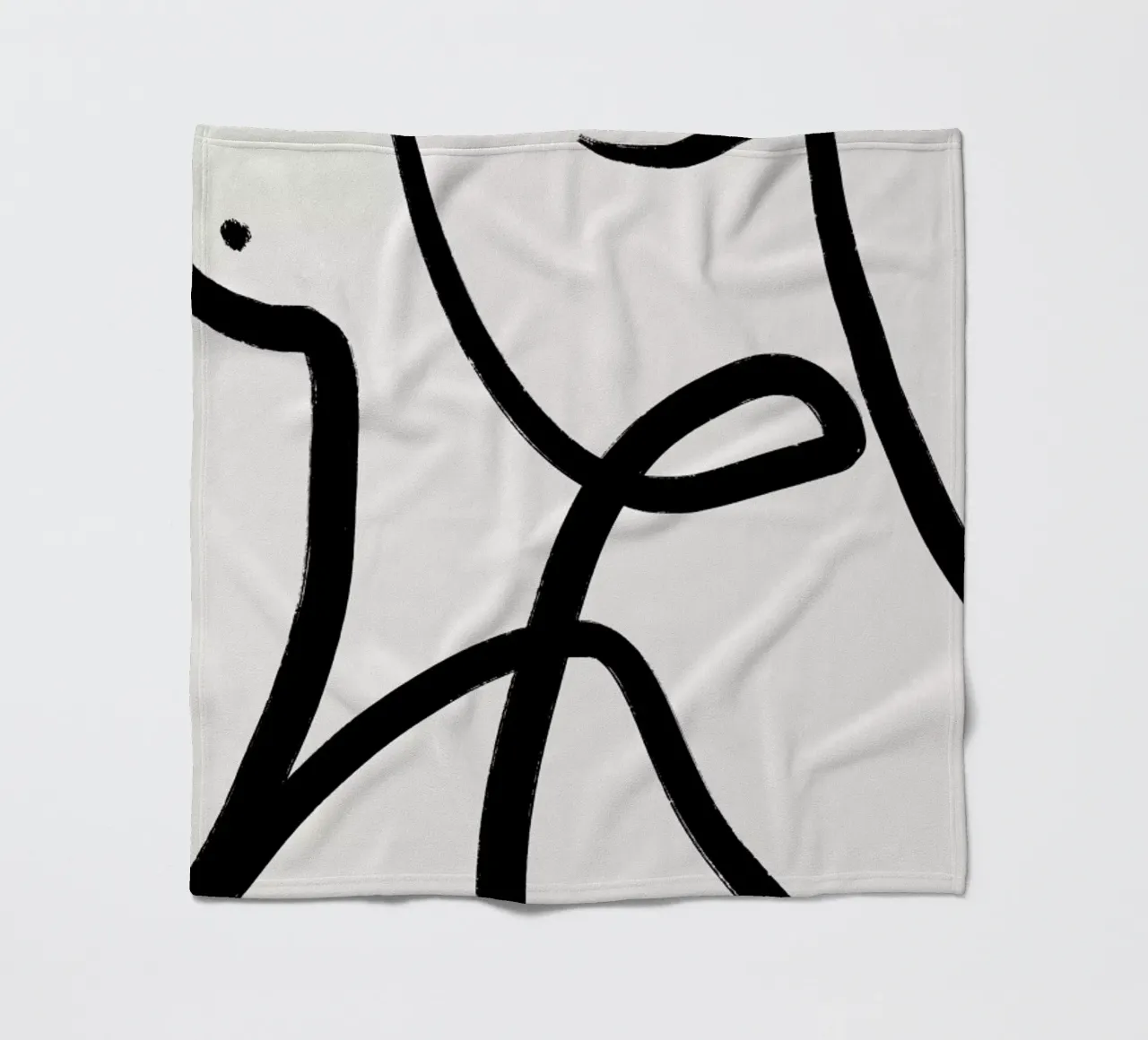 Aligned 2 fleecedeken van Graphite