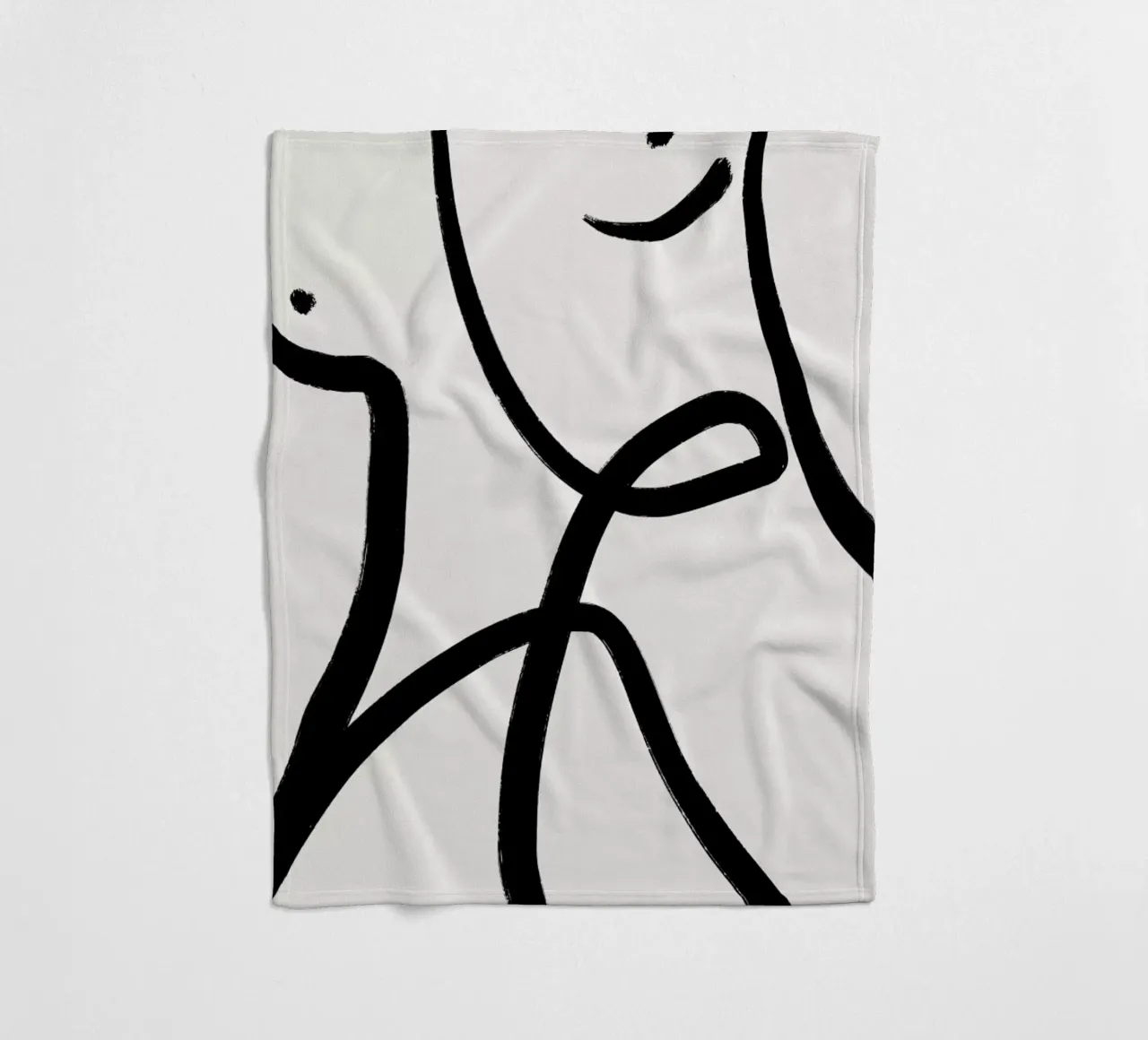 Aligned 2 fleecedeken van Graphite