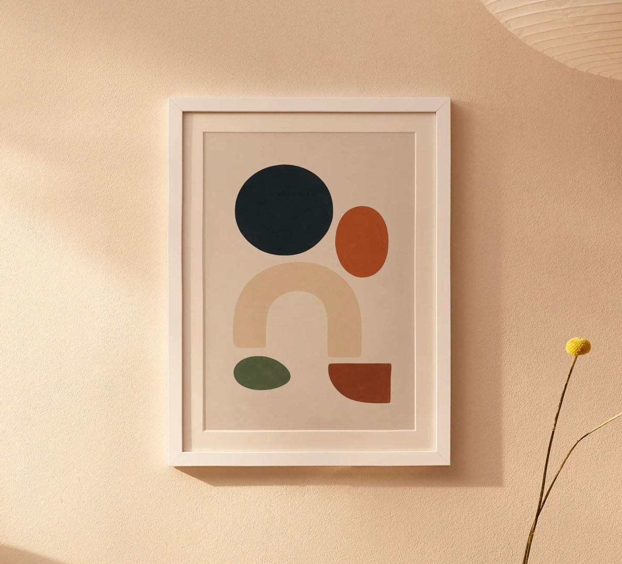 Earthy Abstract Composition Hahnemühle von Mosaic Dialogue