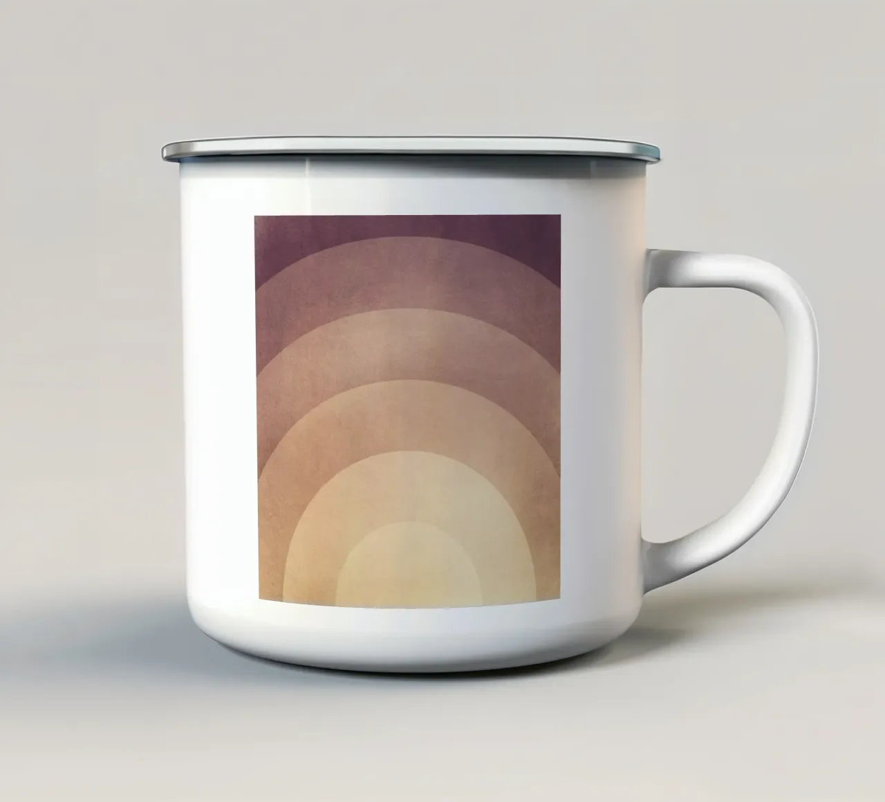 A Perfect Day - Sunset tazza in smalto da adrianooliveira
