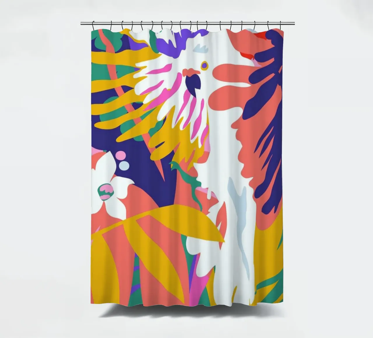 Cacatua Tropic Shift tenda da doccia da Mariery Young