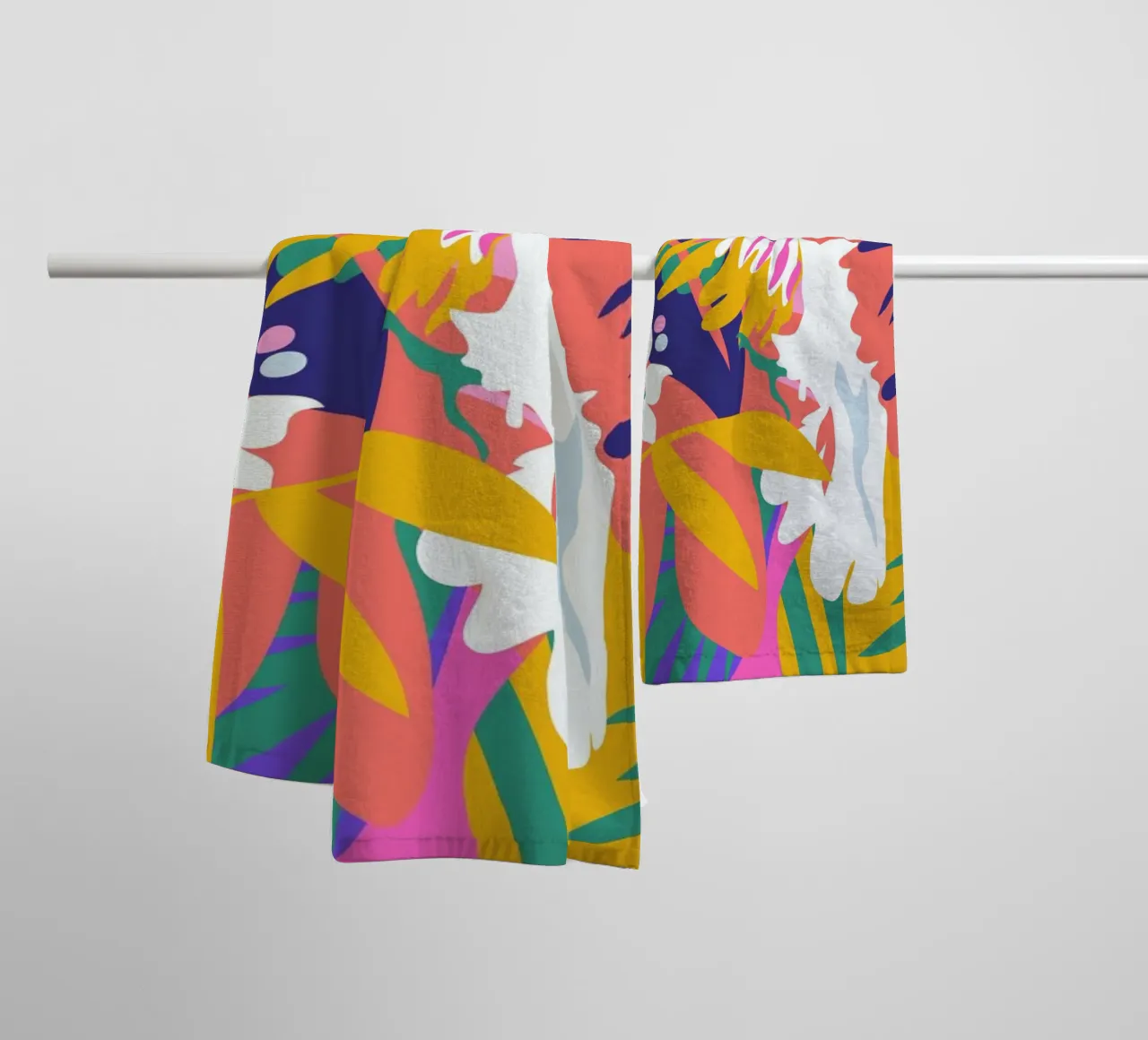 Cacatua Tropic Shift asciugamano da bagno da Mariery Young