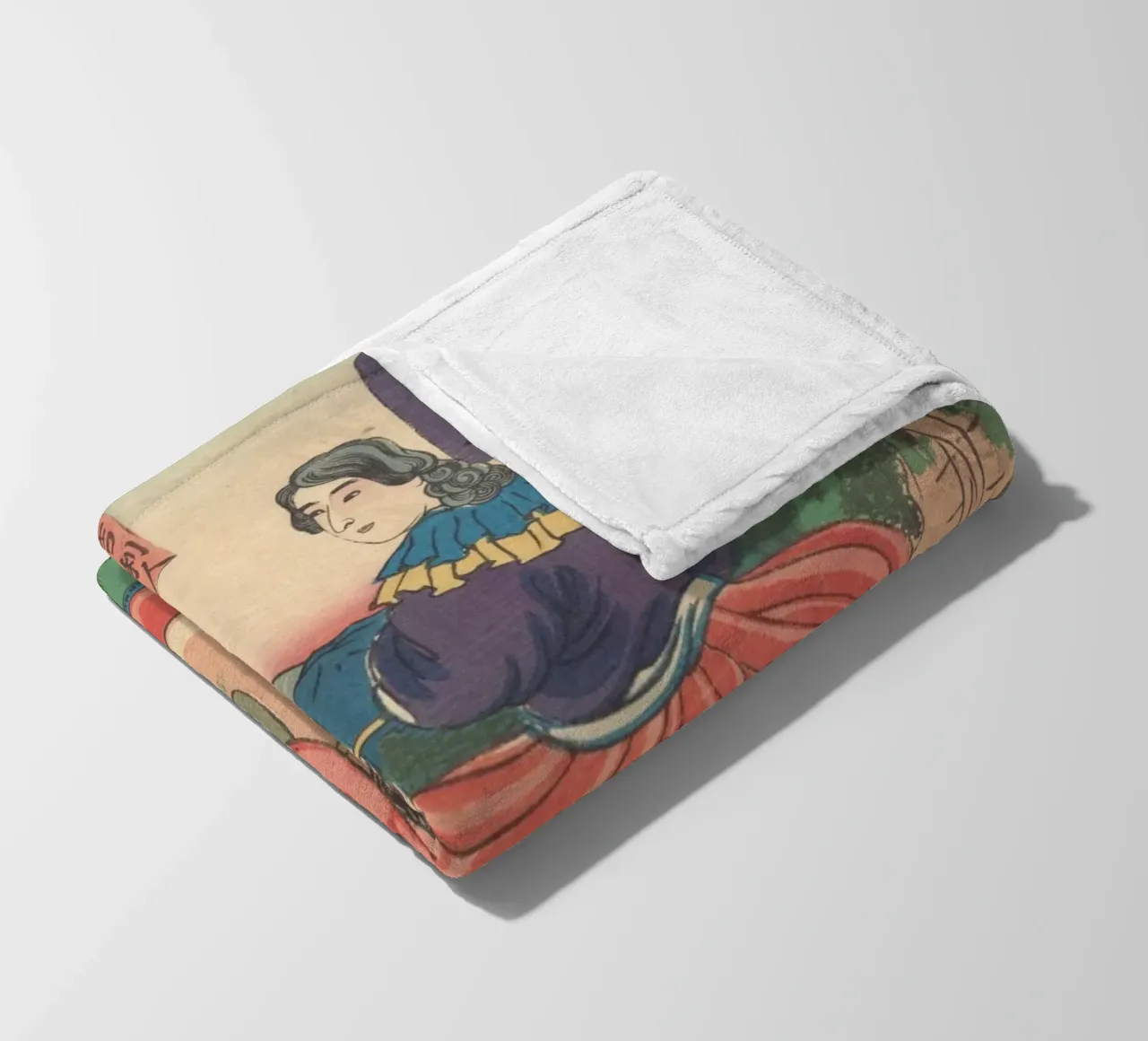 Utagawa Yoshitora - Oche in discesa al ponte Yoshida coperta in pile da Wirla