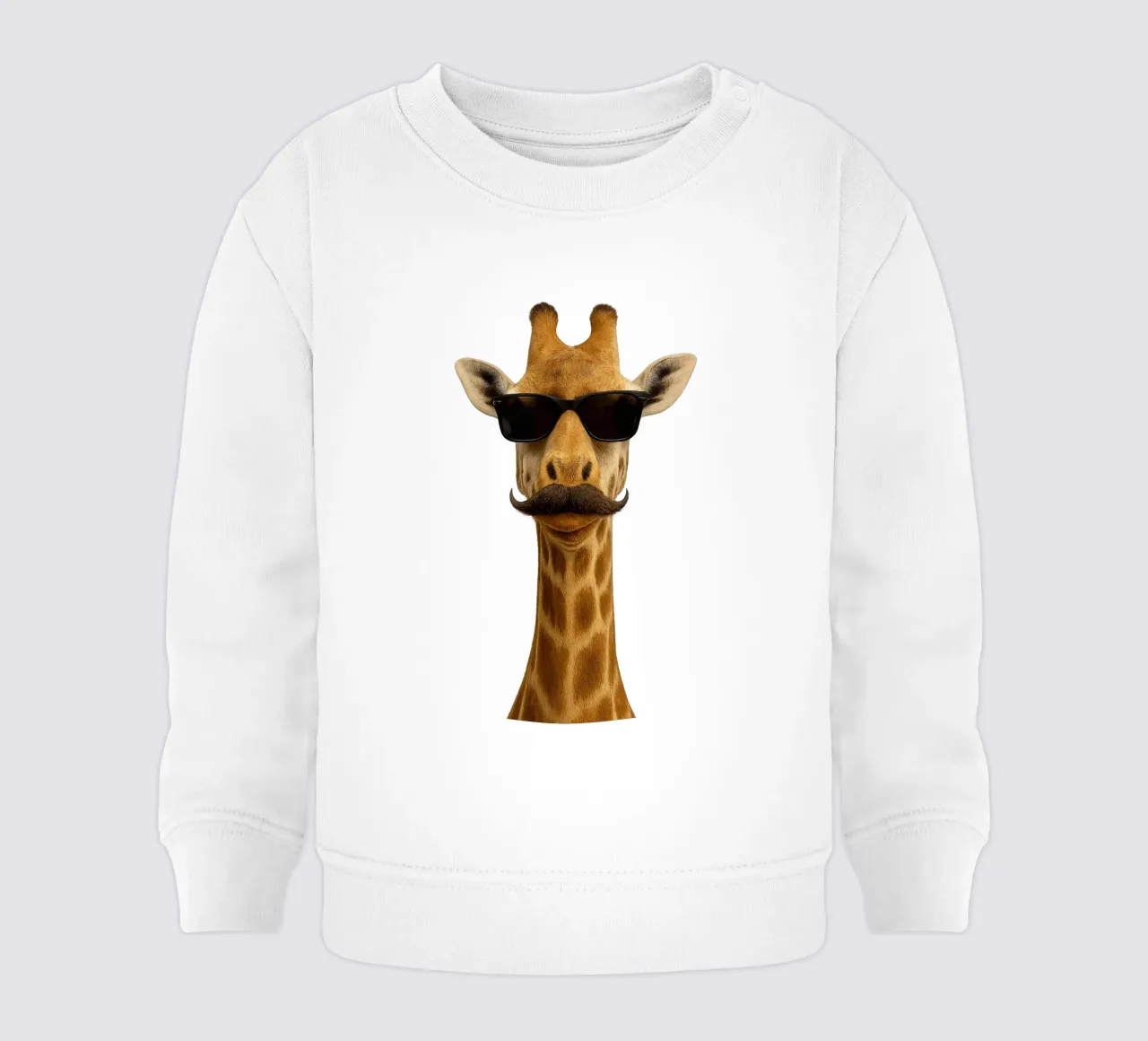 Giraffa Cool - Atteggiamento con altitudine felpa neonato da So Cute Land - Affiches et posters