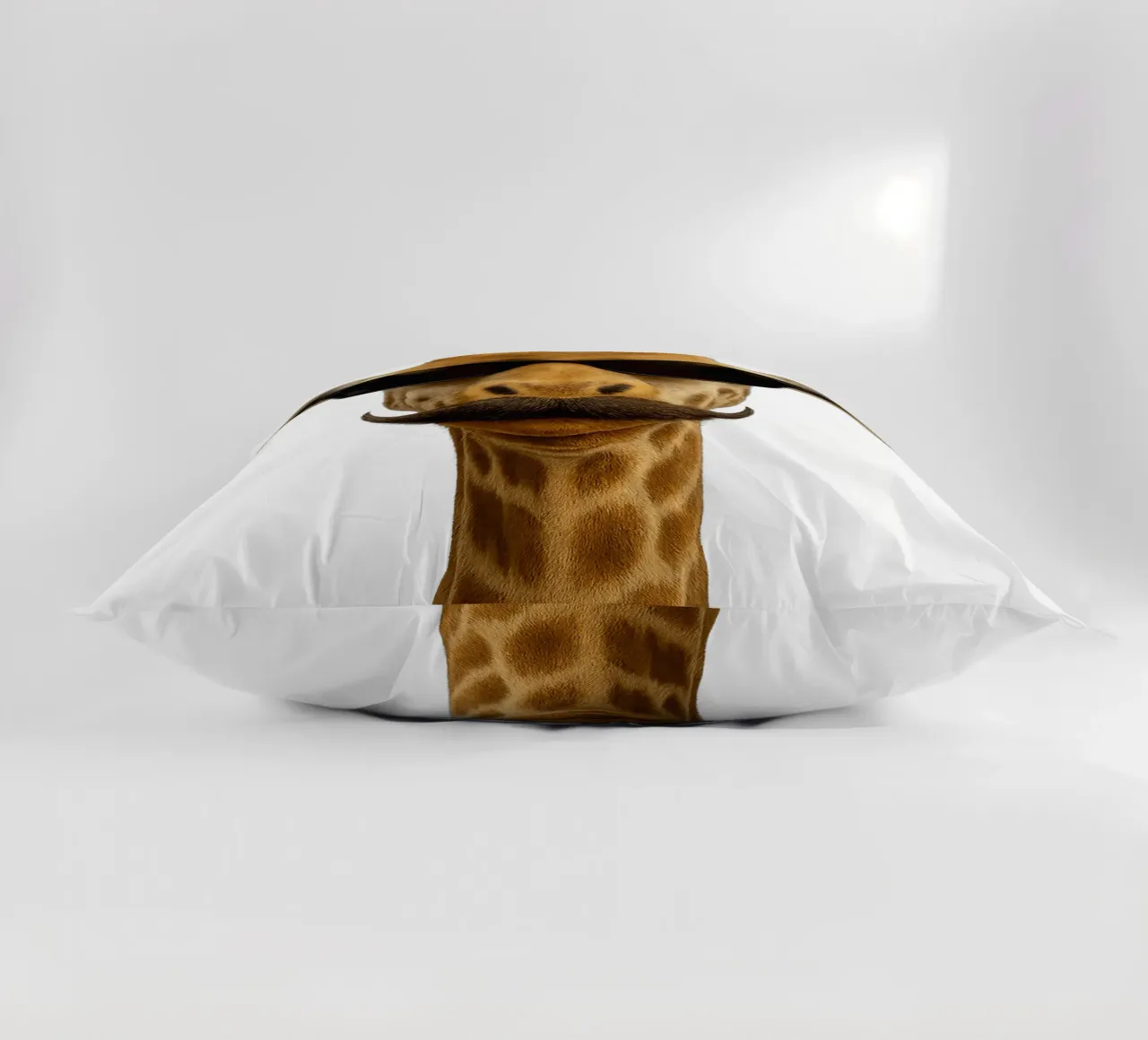 Giraffa Cool - Atteggiamento con altitudine cuscino da So Cute Land - Affiches et posters