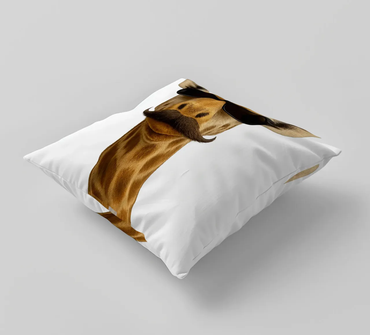 Giraffa Cool - Atteggiamento con altitudine cuscino da So Cute Land - Affiches et posters