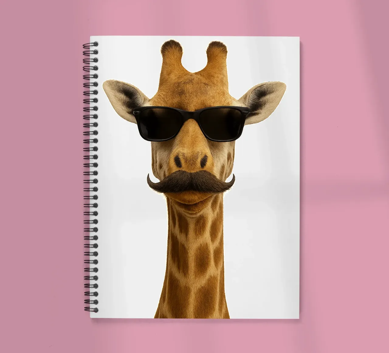 Giraffe Cool - Attitude with Altitude spiral notebook by So Cute Land - Affiches et posters
