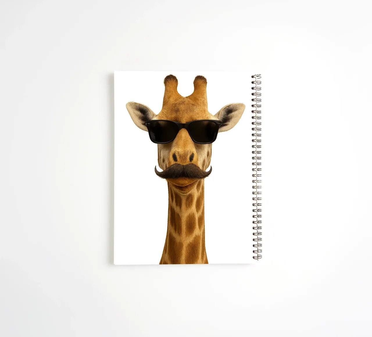 Giraffe Cool - Attitude with Altitude spiral notebook by So Cute Land - Affiches et posters