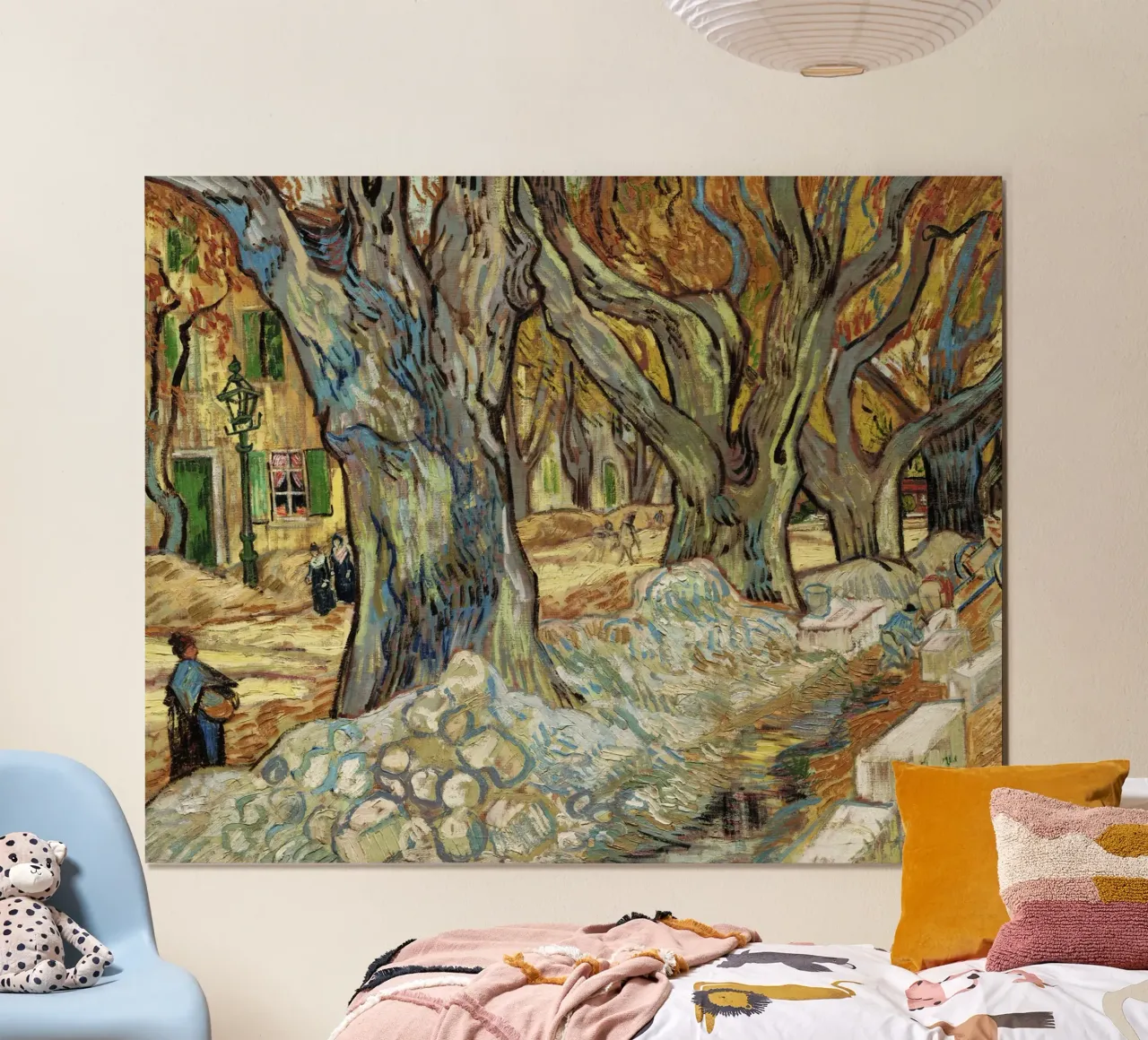 "I grandi alberi di Platano" di Vincent van Gogh poster da Van Gogh Prints