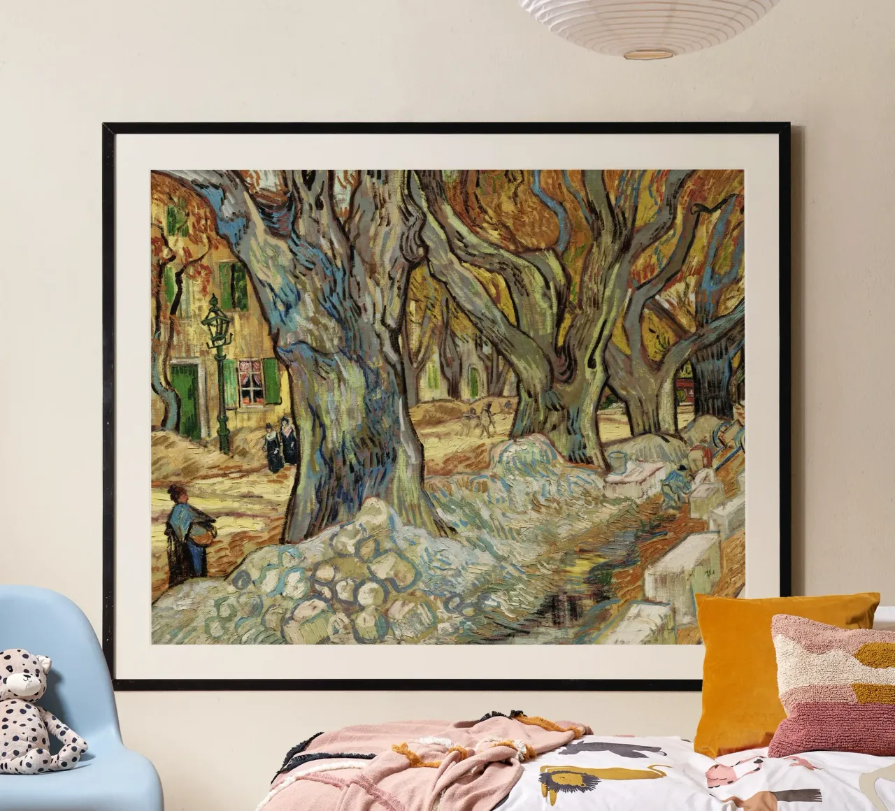 "I grandi alberi di Platano" di Vincent van Gogh poster da Van Gogh Prints