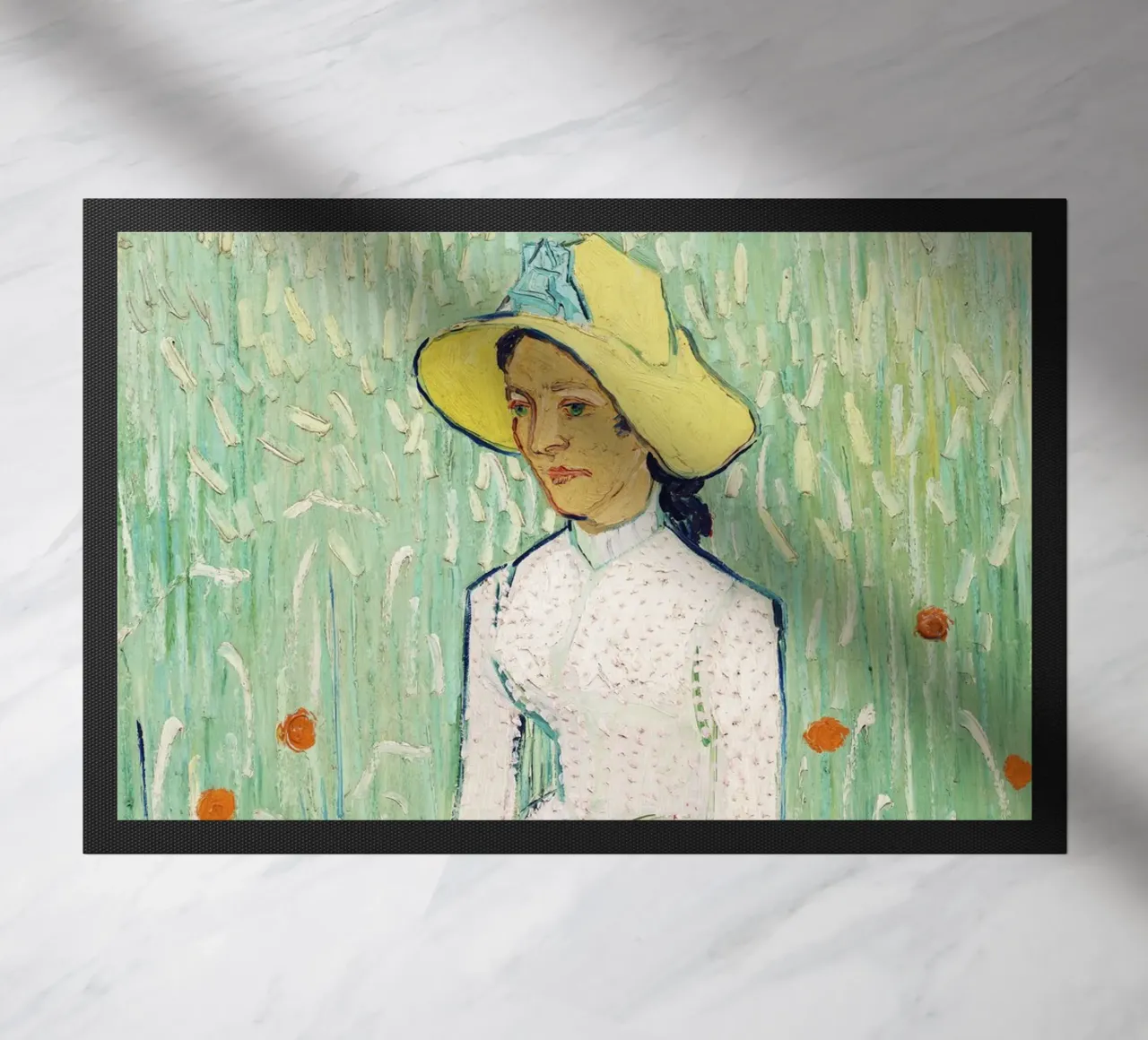 "Ragazza in bianco" (1890) di Vincent van Gogh zerbino da Van Gogh Prints