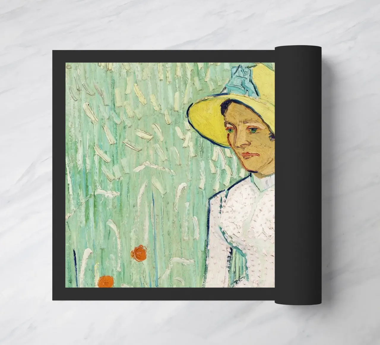 "Ragazza in bianco" (1890) di Vincent van Gogh zerbino da Van Gogh Prints