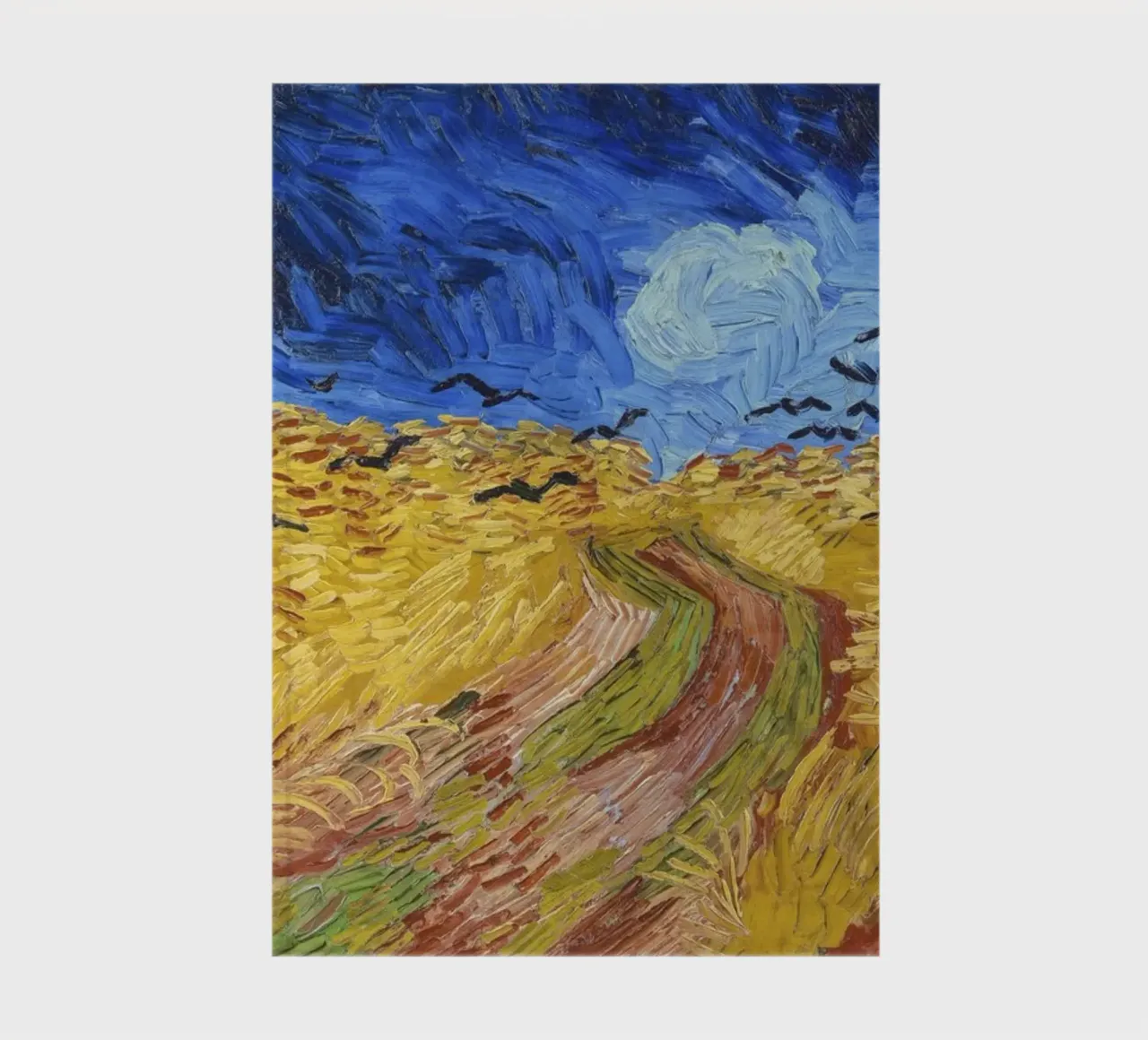 “Wheatfield with Crows” (1890) Vincent van Gogh’ notebook by Van Gogh Prints