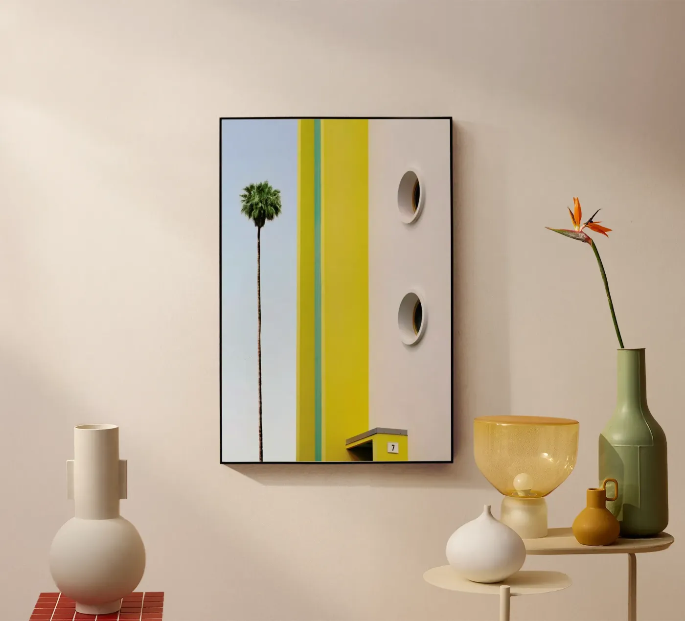 Number 7 acryl van Rupert Höller