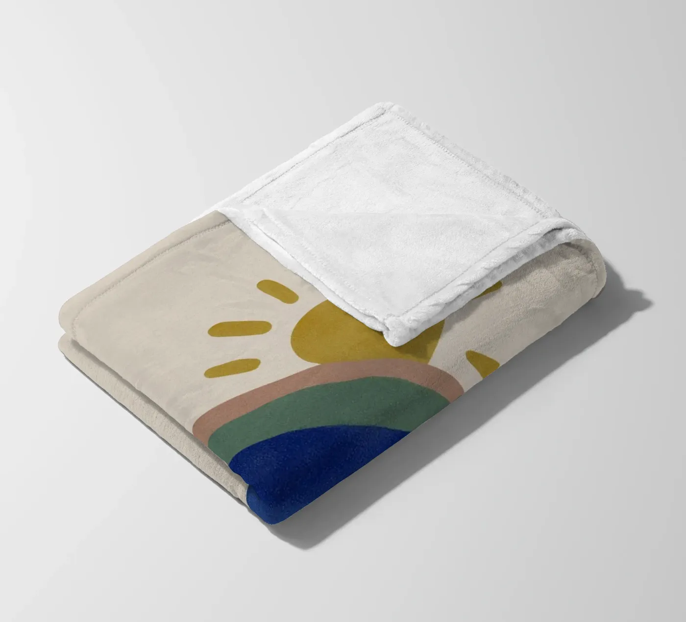 Arcobaleni e sole coperta in pile da Carinaprint