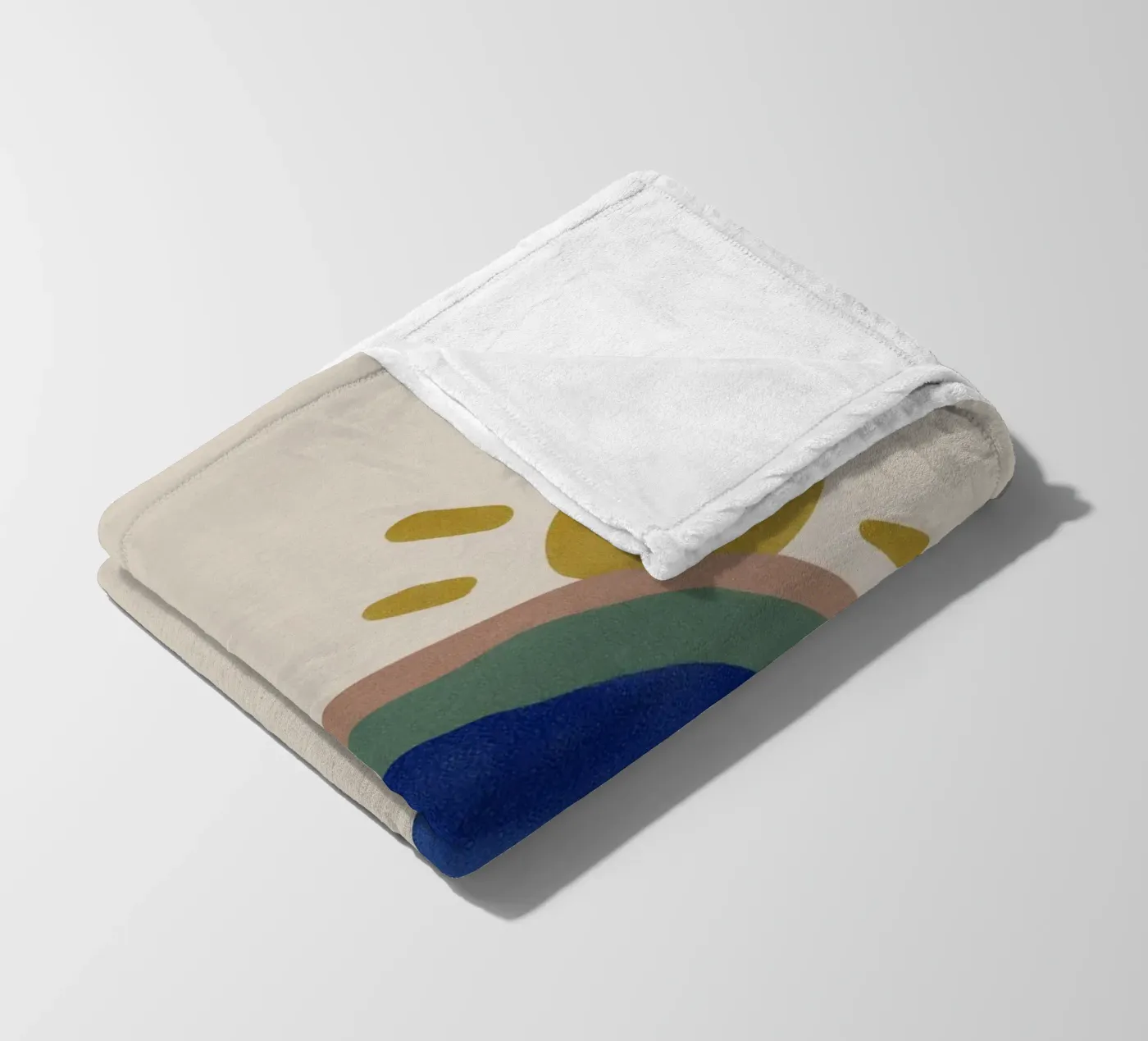 Arcobaleni e sole coperta in pile da Carinaprint