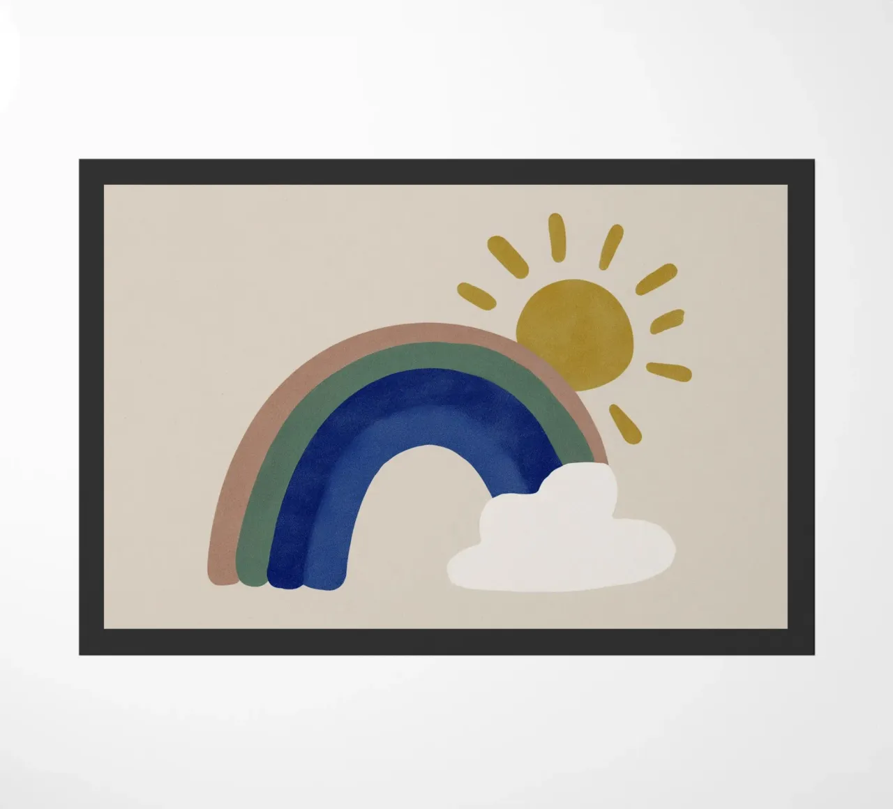 Arcobaleni e sole zerbino da Carinaprint