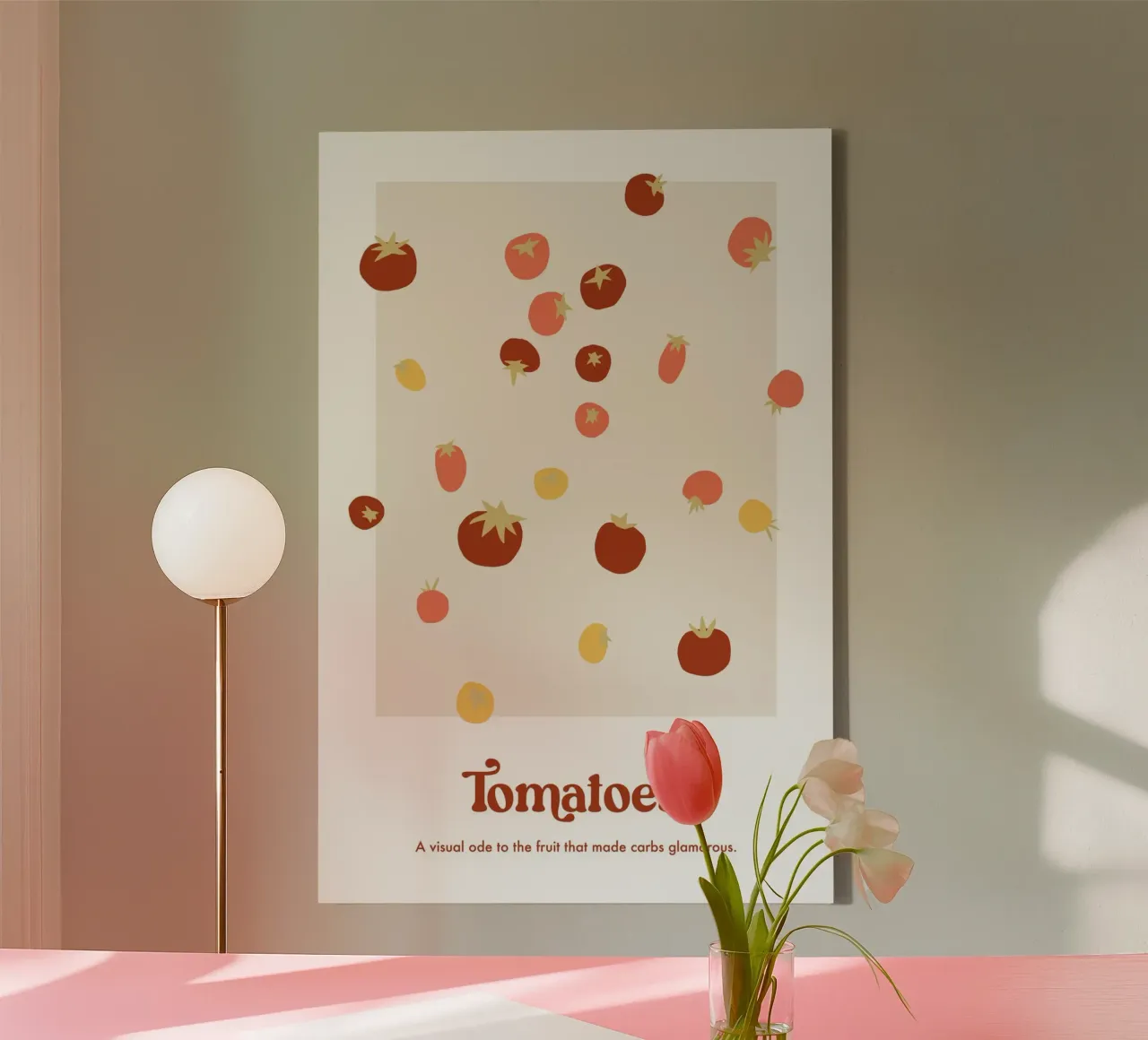 Tomatoes canvas with Floater frame by AleksandraAnna