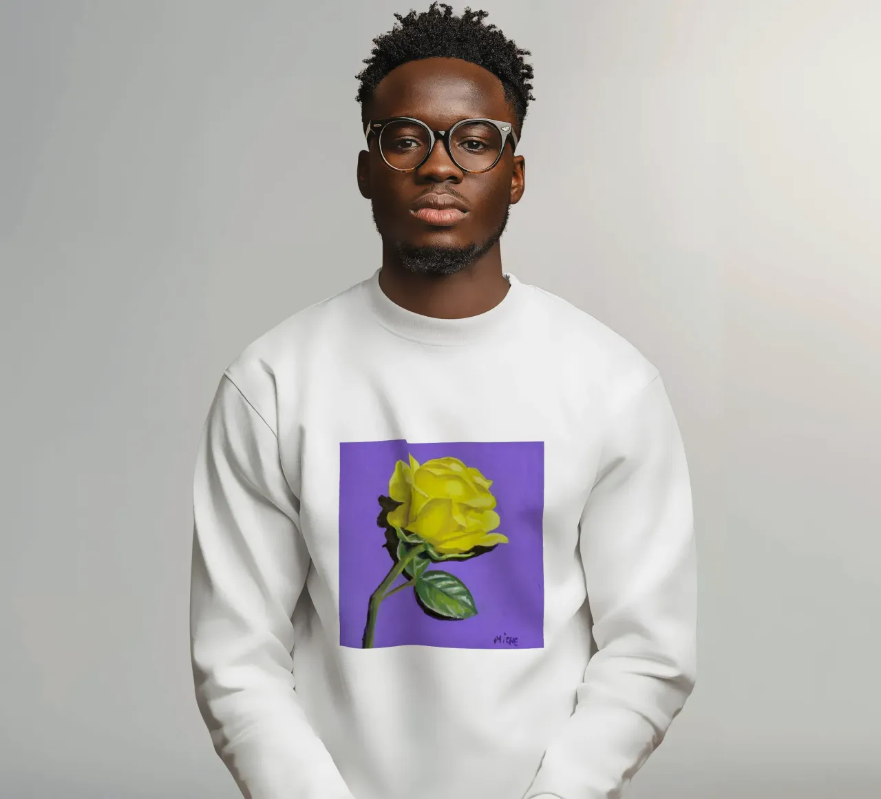 Yellow Rose felpa da Miche Watkins