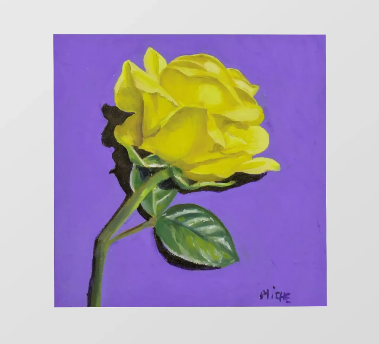 Yellow Rose pellicola backlit da Miche Watkins