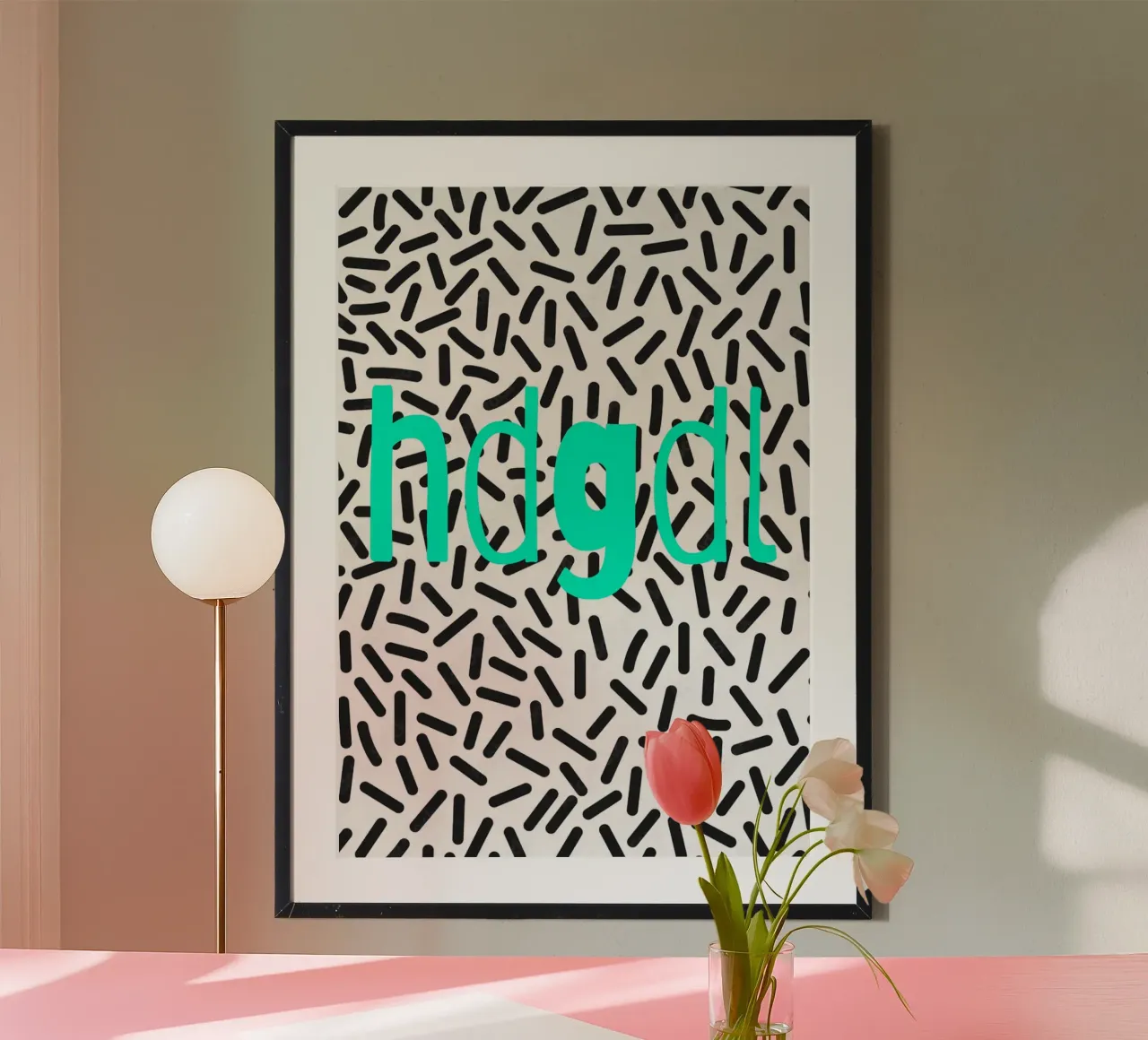 hdgdl. poster by FRICKE DESIGN