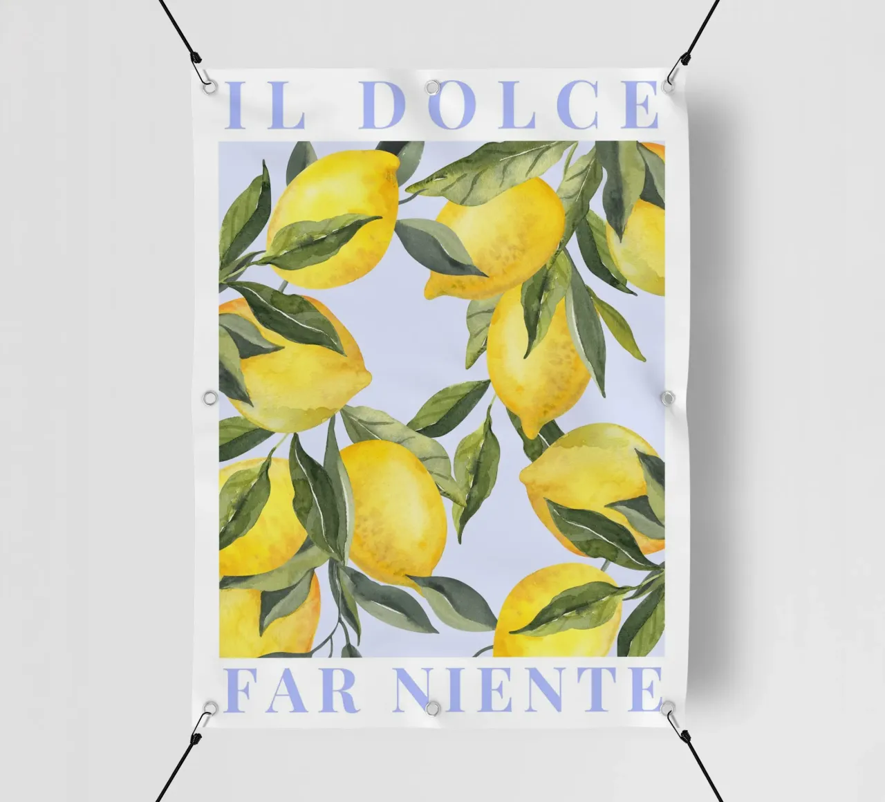 Citroen Print, De Dolce Far Niente, Citroen Poster pvc-zeil van Bella Studio