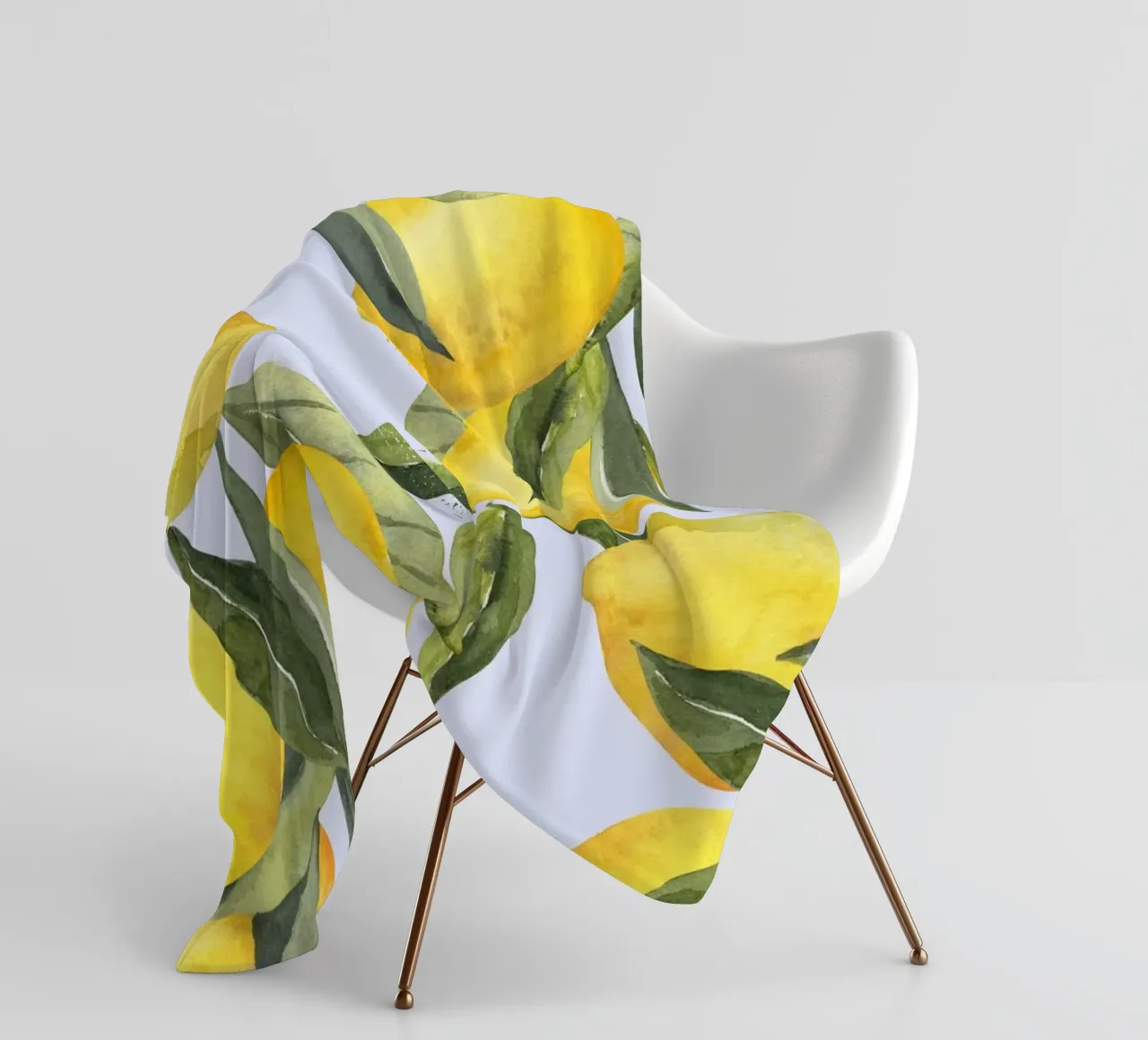 Zitrone drucken, Das Dolce Far Niente, Zitrone Poster Fleecedecke von Bella Studio