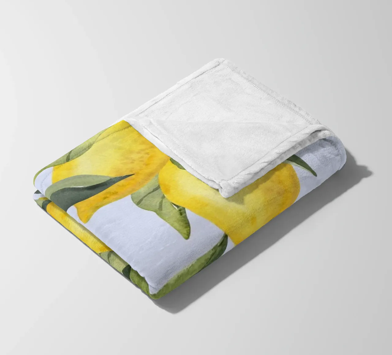 Zitrone drucken, Das Dolce Far Niente, Zitrone Poster Fleecedecke von Bella Studio