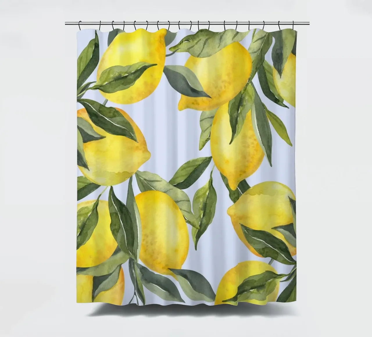 Zitrone drucken, Das Dolce Far Niente, Zitrone Poster Duschvorhang von Bella Studio