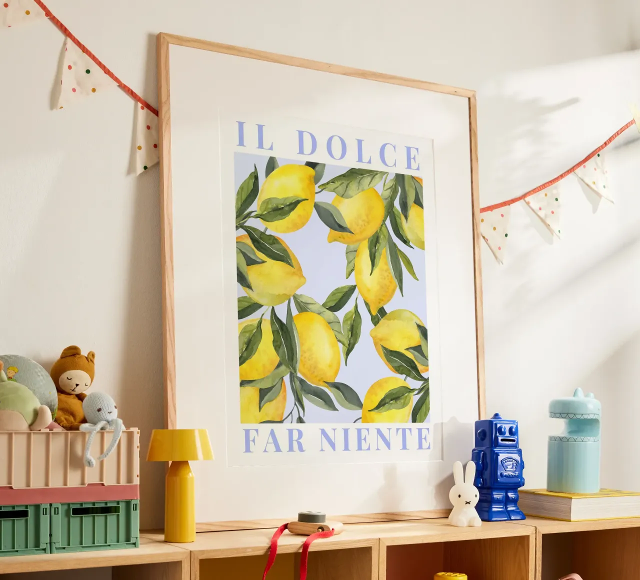 Zitrone drucken, Das Dolce Far Niente, Zitrone Poster Hahnemühle von Bella Studio