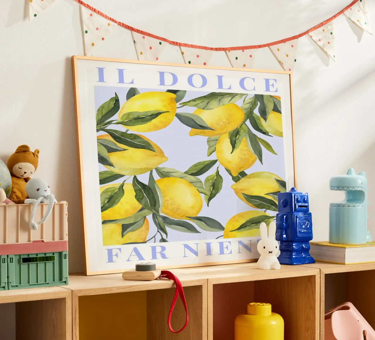 Zitrone drucken, Das Dolce Far Niente, Zitrone Poster Hahnemühle von Bella Studio