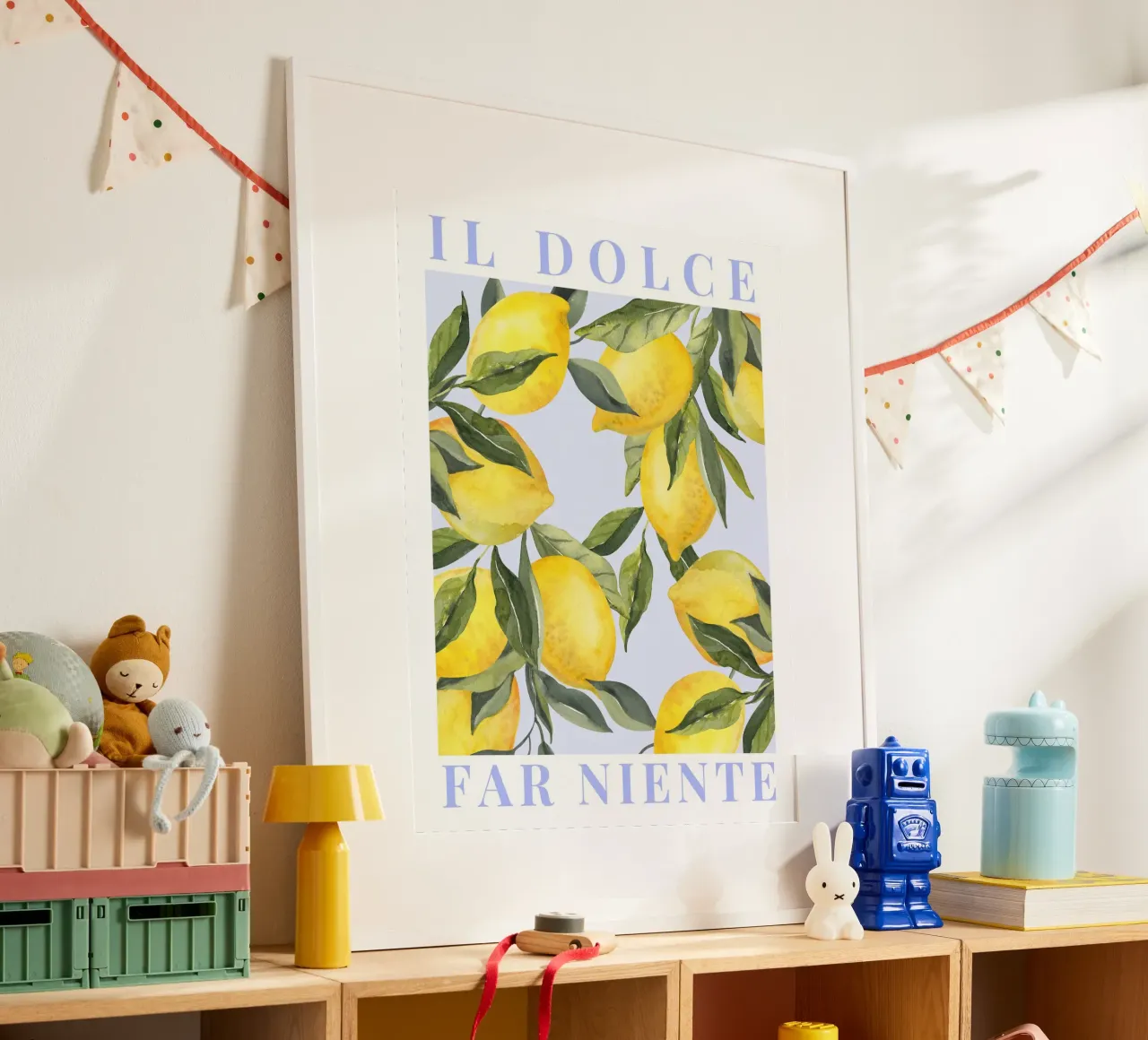 Zitrone drucken, Das Dolce Far Niente, Zitrone Poster Hahnemühle von Bella Studio