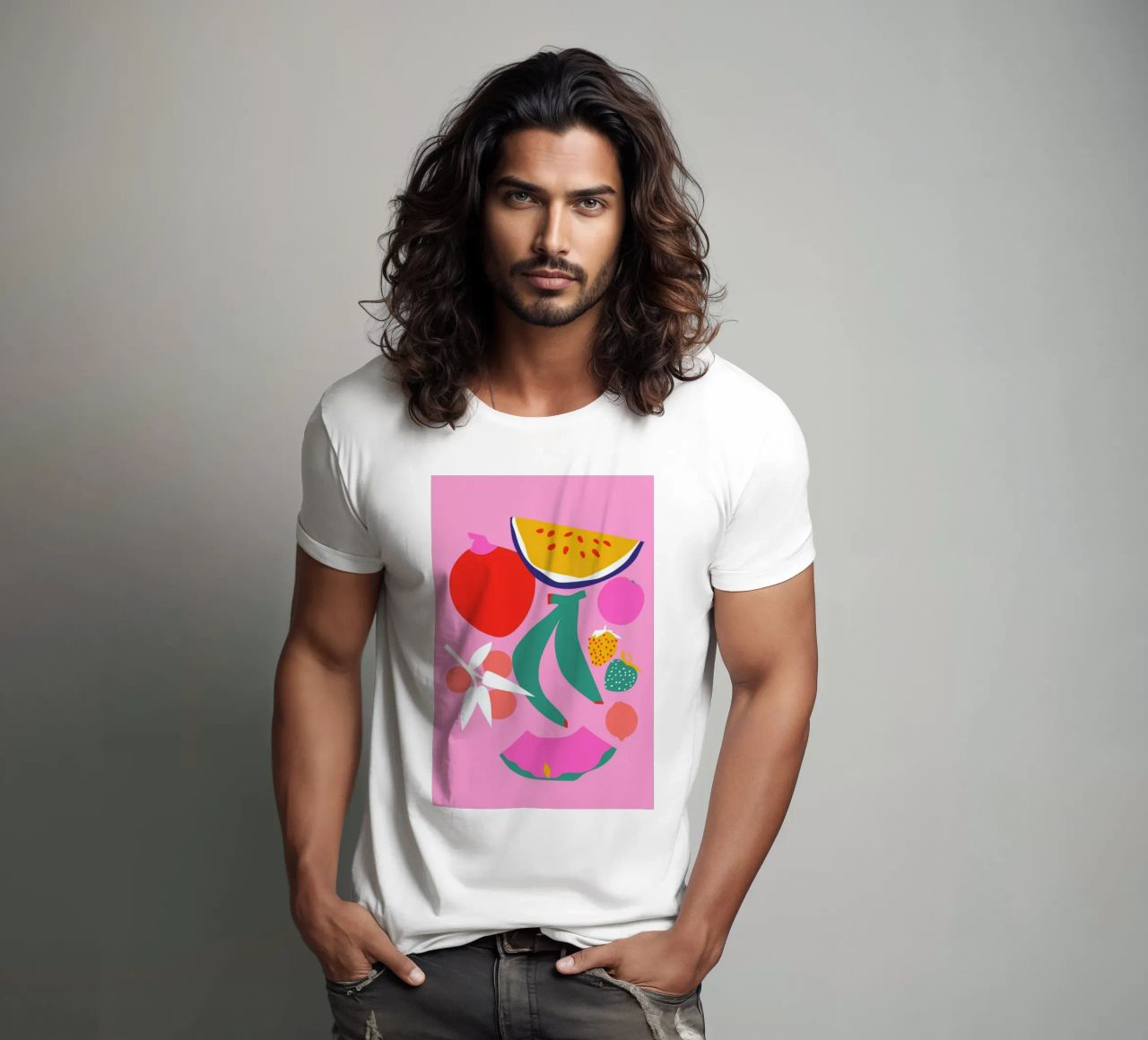 Fruity Technicolor Mix 3 t-shirt da Mariery Young