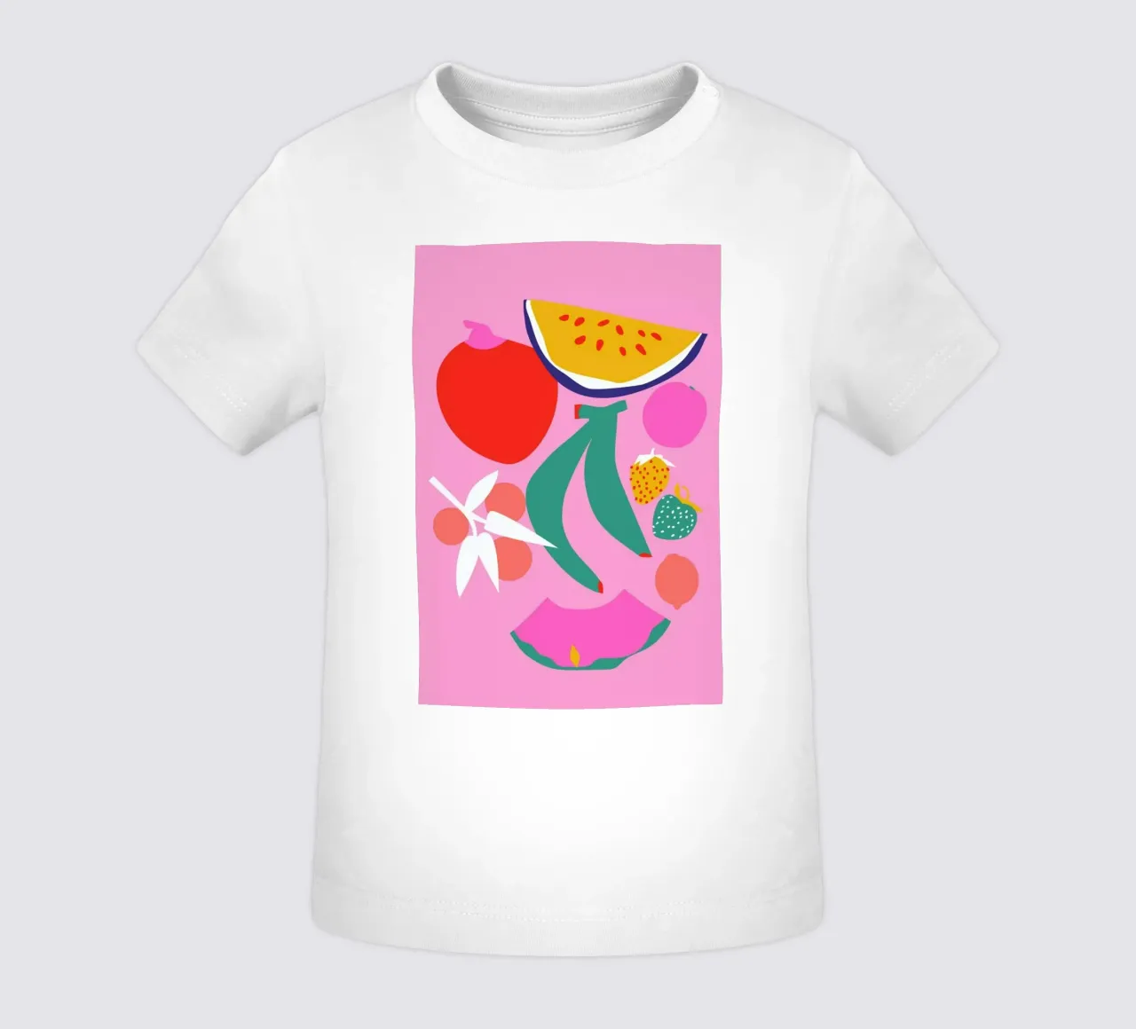 Fruity Technicolor Mix 3 maglietta neonato da Mariery Young