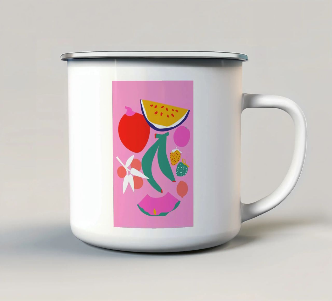 Fruity Technicolor Mix 3 tazza in smalto da Mariery Young