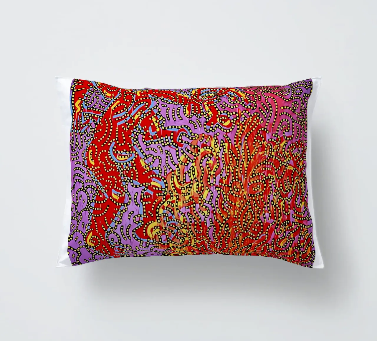 Mosè e il roveto ardente di Keith Haring cuscino da tokovictory