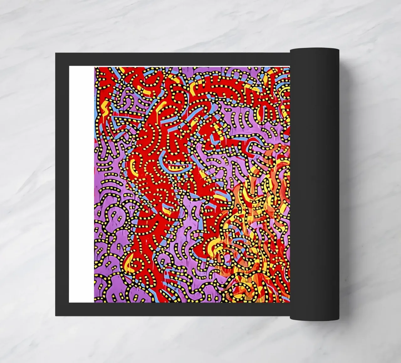 Mosè e il roveto ardente di Keith Haring zerbino da tokovictory