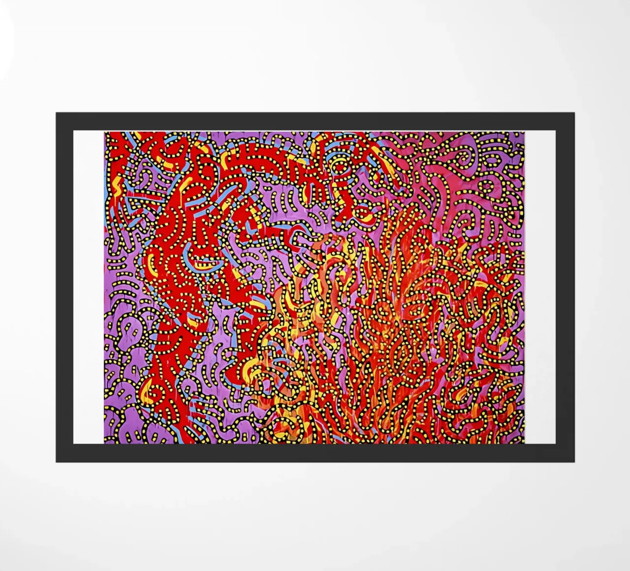 Mosè e il roveto ardente di Keith Haring zerbino da tokovictory