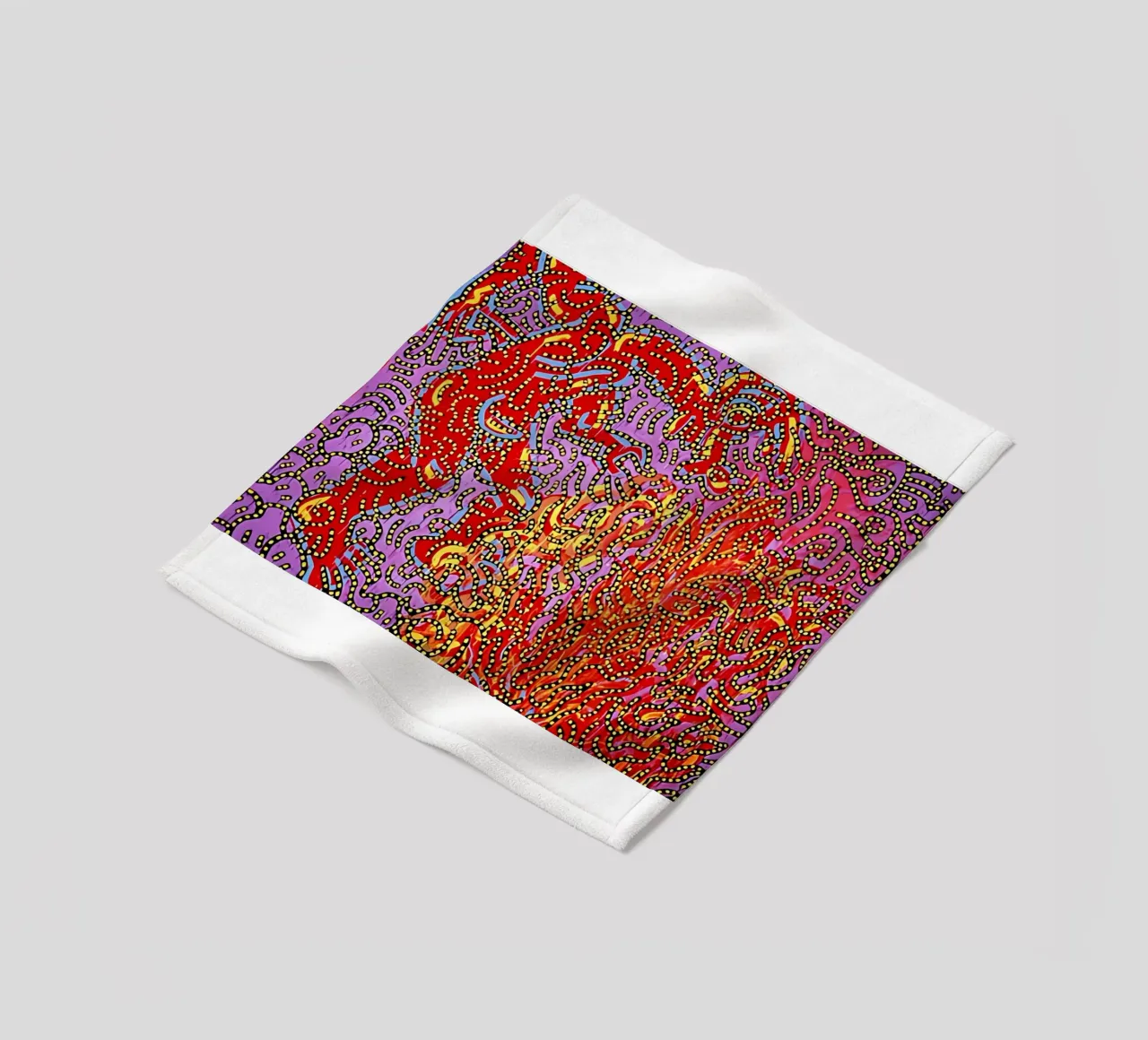 Mosè e il roveto ardente di Keith Haring coperta in pile da tokovictory