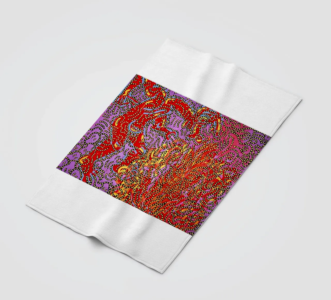 Mosè e il roveto ardente di Keith Haring coperta in pile da tokovictory