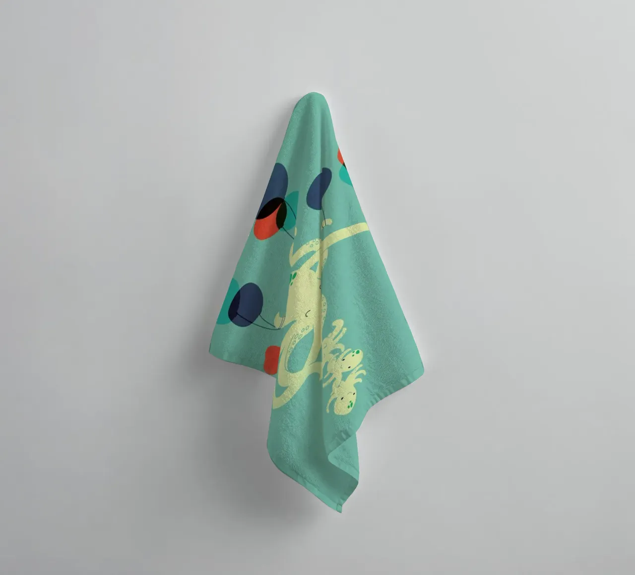 Up We Go asciugamano da bagno da Jay Fleck