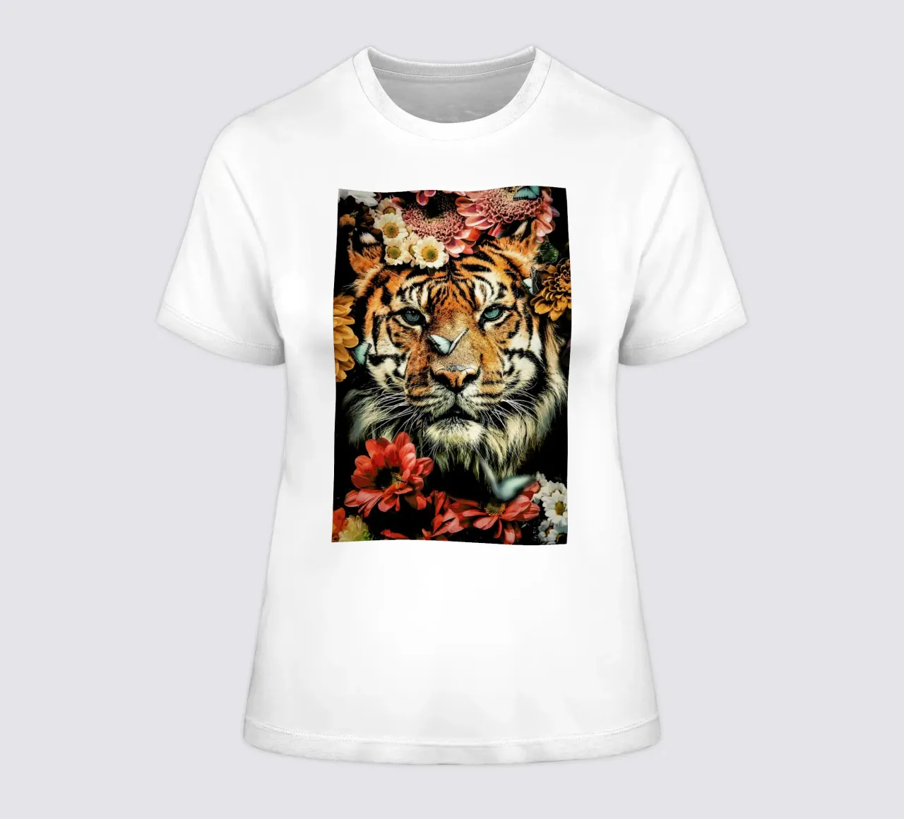 Wk Tiger women's fitted t-shirt by Wouter Rikken